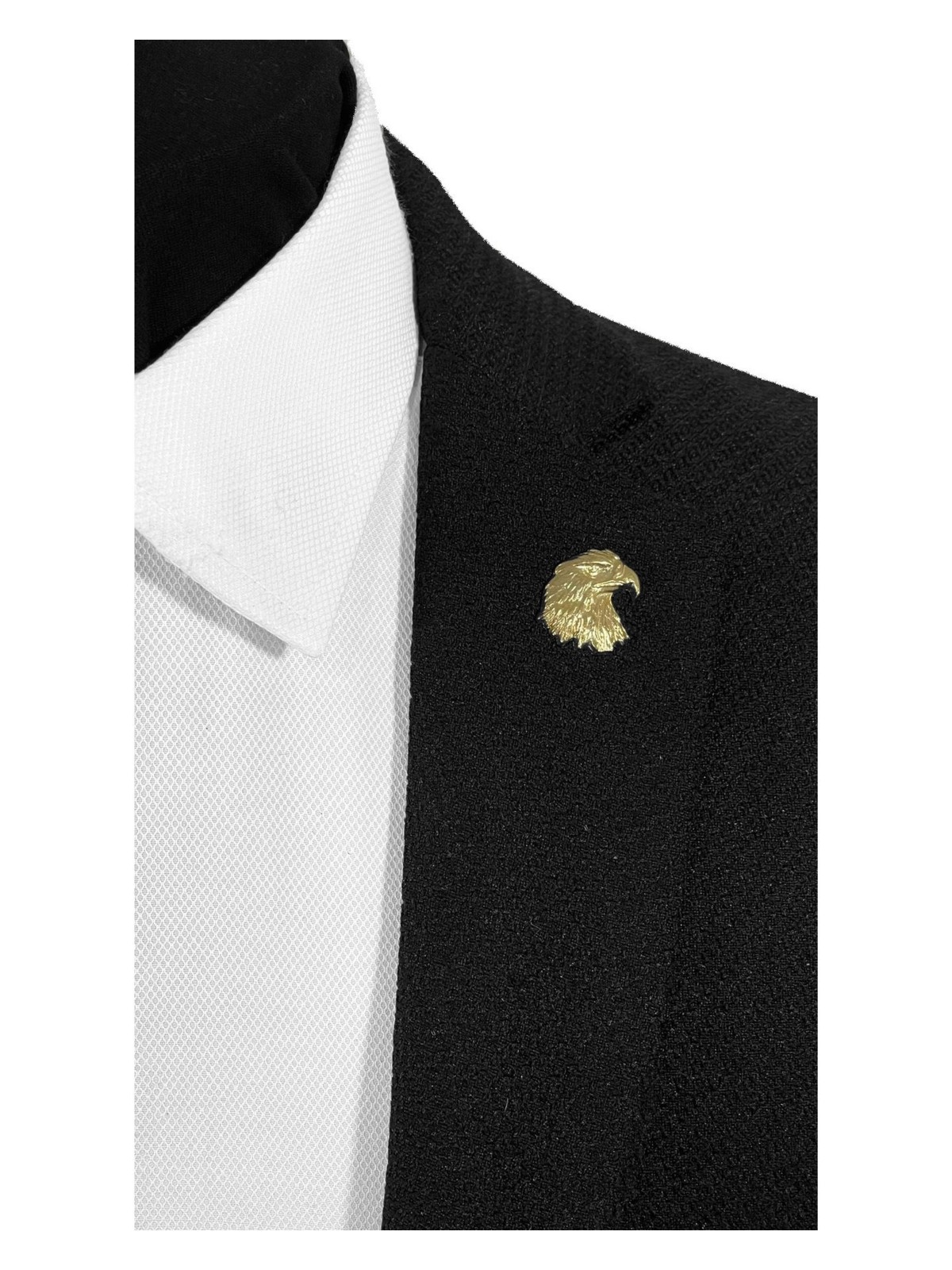 BLC Basic Line Co. Kartal Figürlü Bronz Renginde Ceket Yaka Iğnesi Broş - Görsel 4