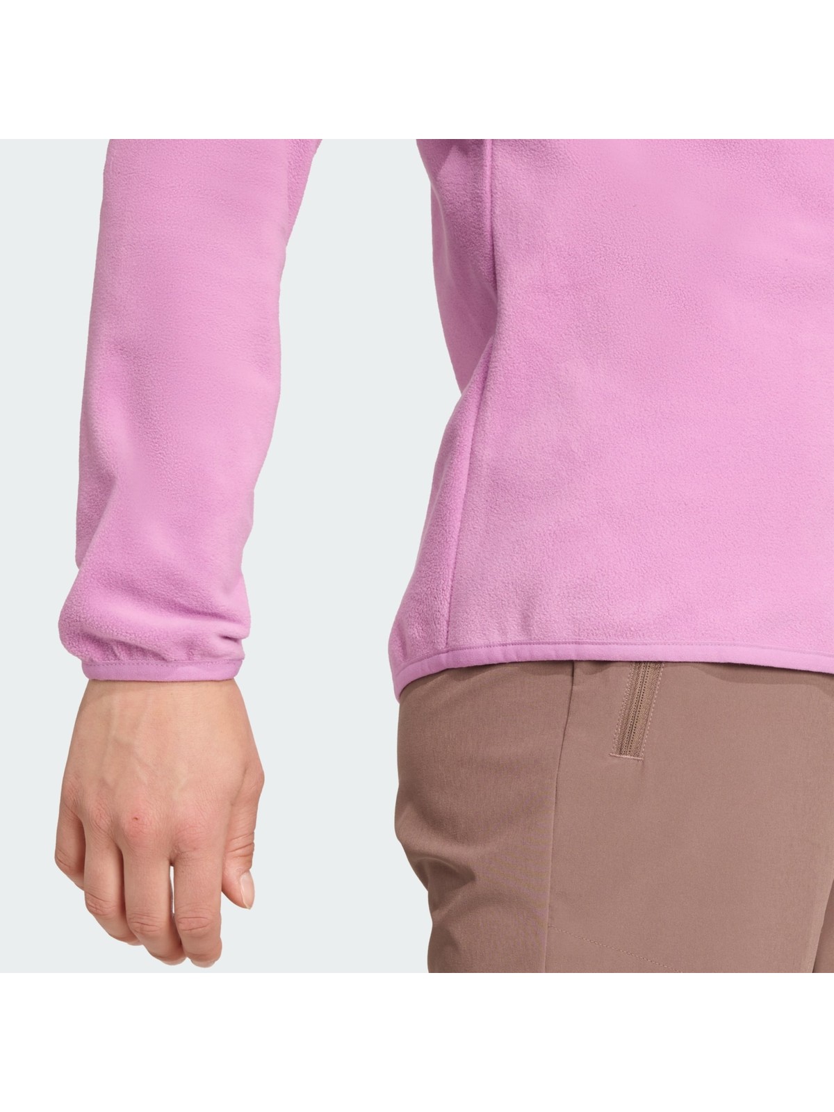 adidas Adidas Terrex JM3120 Multi Essentials 1/2 Zip Fleece Jacket - Görsel 7