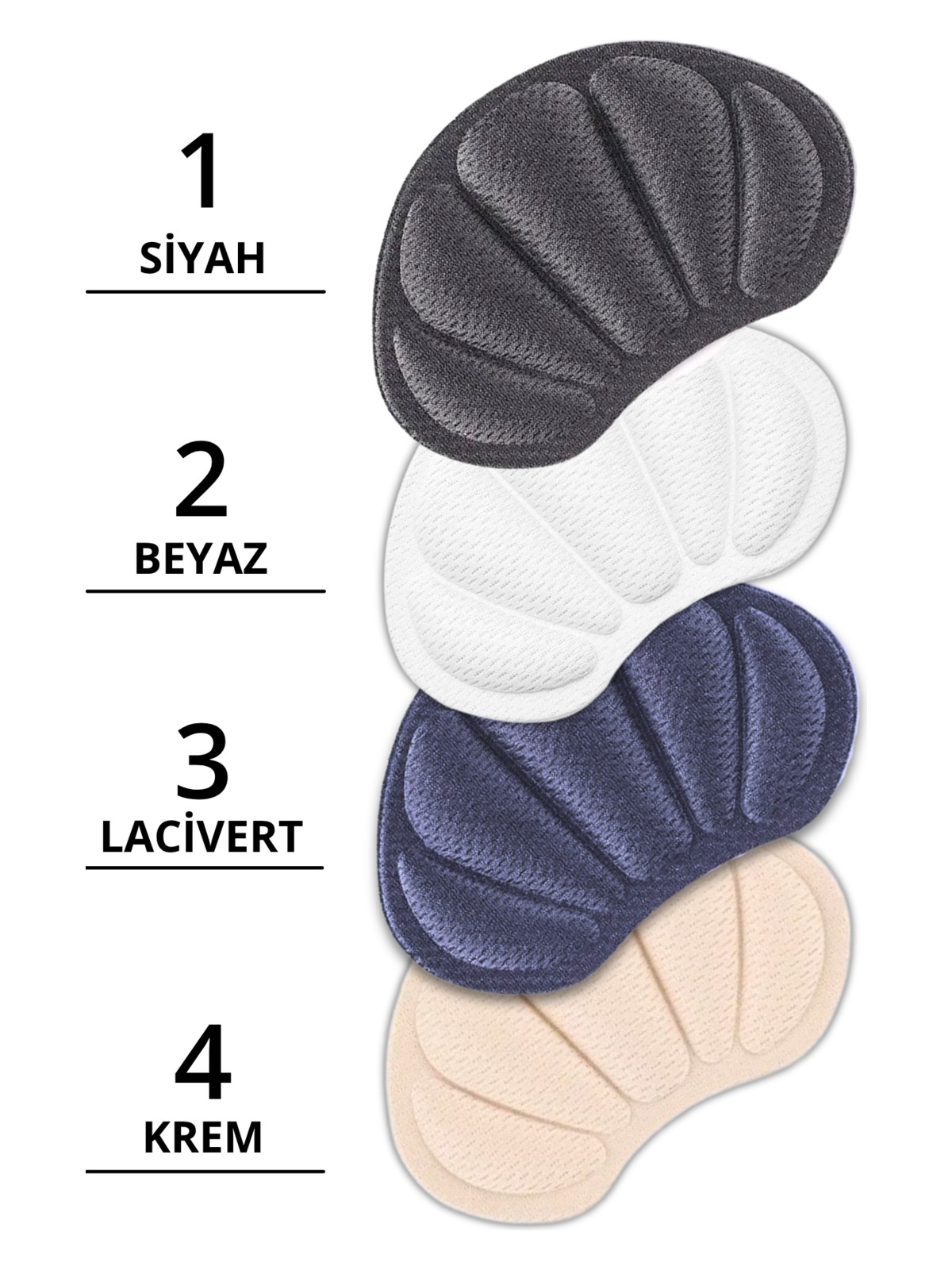 Yefer Store Topuk Arkası Vurma Önleme Pedi, Yapışkanlı Ayakkabı Vurma Önleyici Topuk Arkası Korumalığı