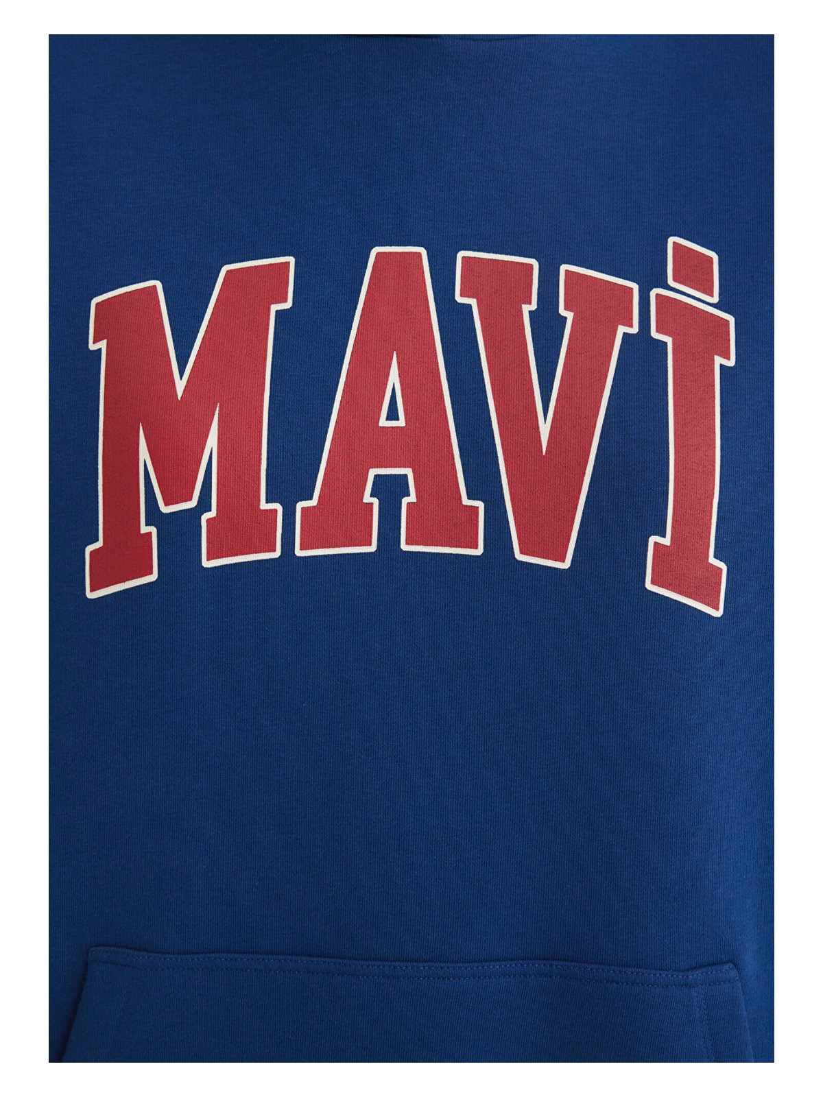 Mavi Mavi Logo Baskılı Kapüşonlu Lacivert Sweatshirt 1600361-82625 - Görsel 7