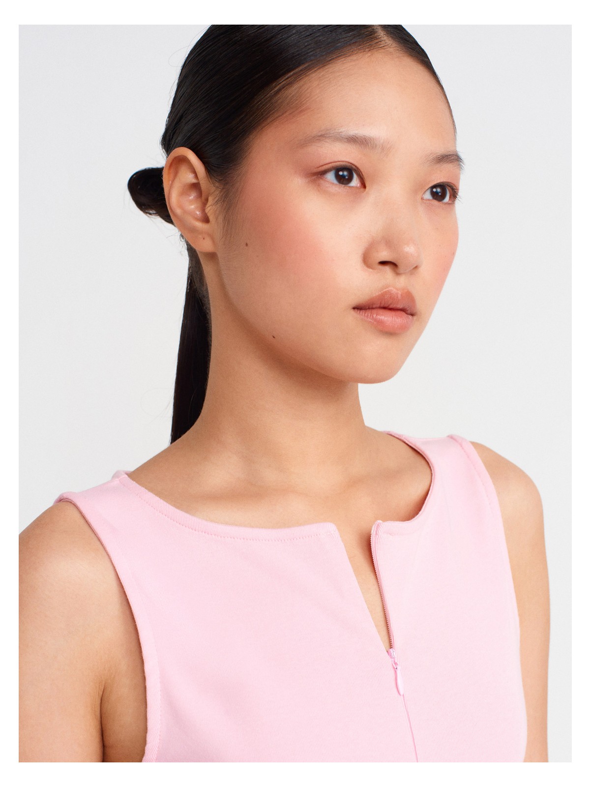 Dilvin 31764 Fermuar Detaylı Top-Toz Pembe - Görsel 3