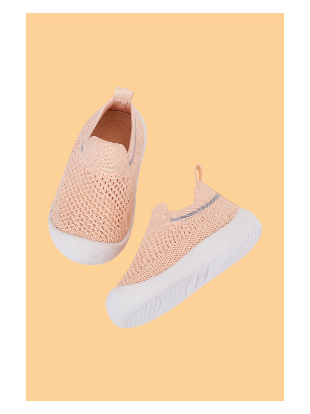 Mumenim Laaleys Bebek Çocuk Bağcıksız Esnek Rahat Ortopedik Taban Ilk Adım Spor Ayakkabısı