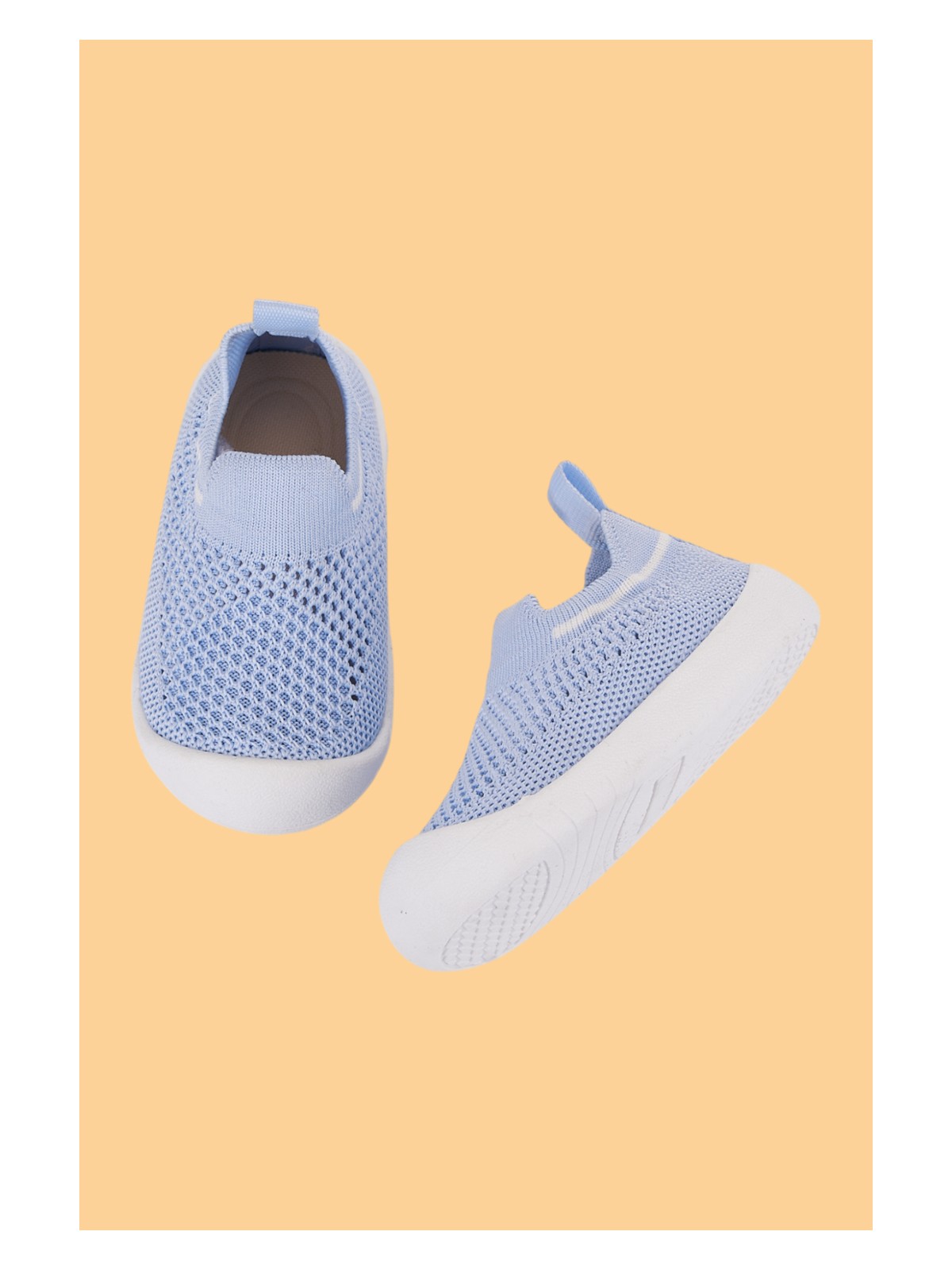 Mumenim Laaleys Bebek Çocuk Bağcıksız Esnek Rahat Ortopedik Taban Ilk Adım Spor Ayakkabısı - Görsel 4