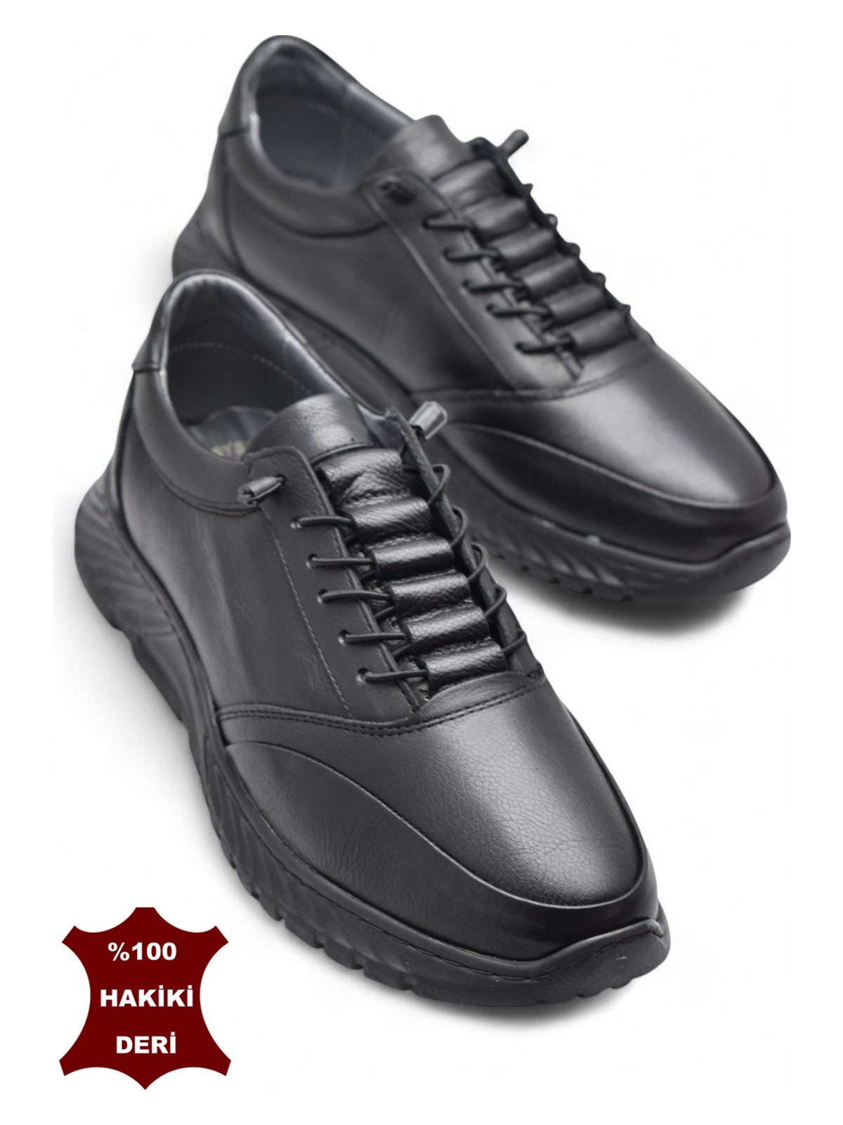 Ispartalılar 3400A Ortopedik Taban Günlük Hakiki Deri Erkek Ayakkabı Casual Erkek Deri Ayakkabı