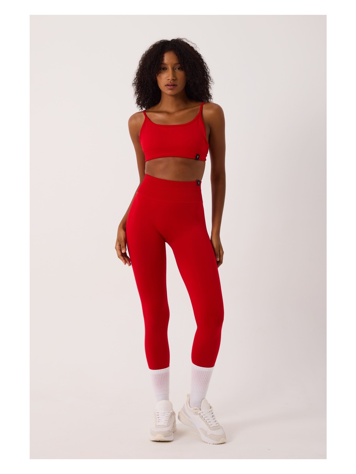 Cervus Aura Yüksek Bel Toparlayıcı Seamless Tayt Kadın Siyah Renkli Slim Fit Tasarım - Görsel 5