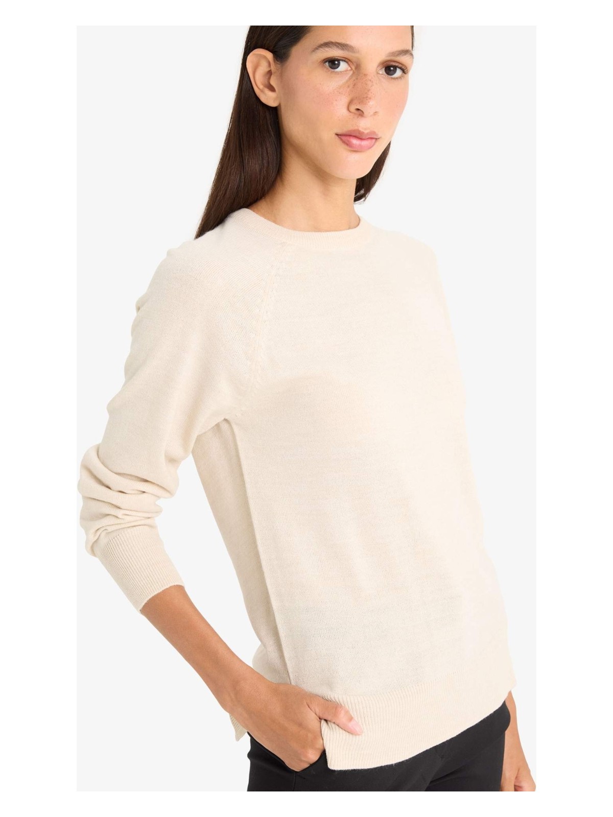 DeFacto Relax Fit Basic Triko Kazak I6913AZ25WN - Görsel 8