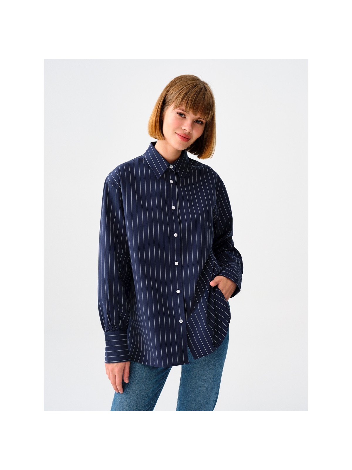 Loft Loose Fit Kadın Gömlek U.kol