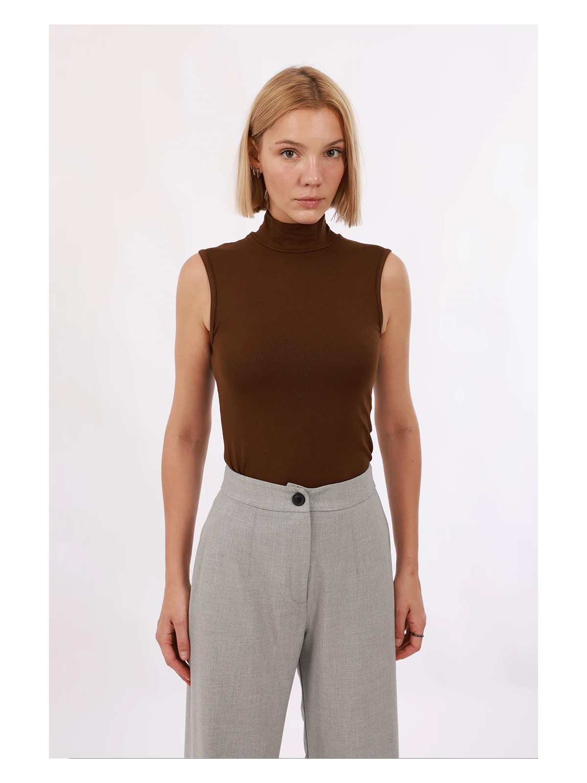 Yade Fashion Kadın Kolsuz Bluz - Görsel 6