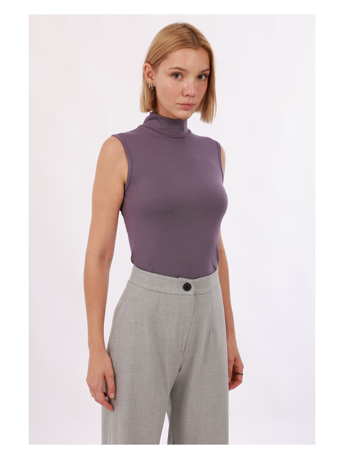 Yade Fashion Kadın Kolsuz Bluz - Görsel 8