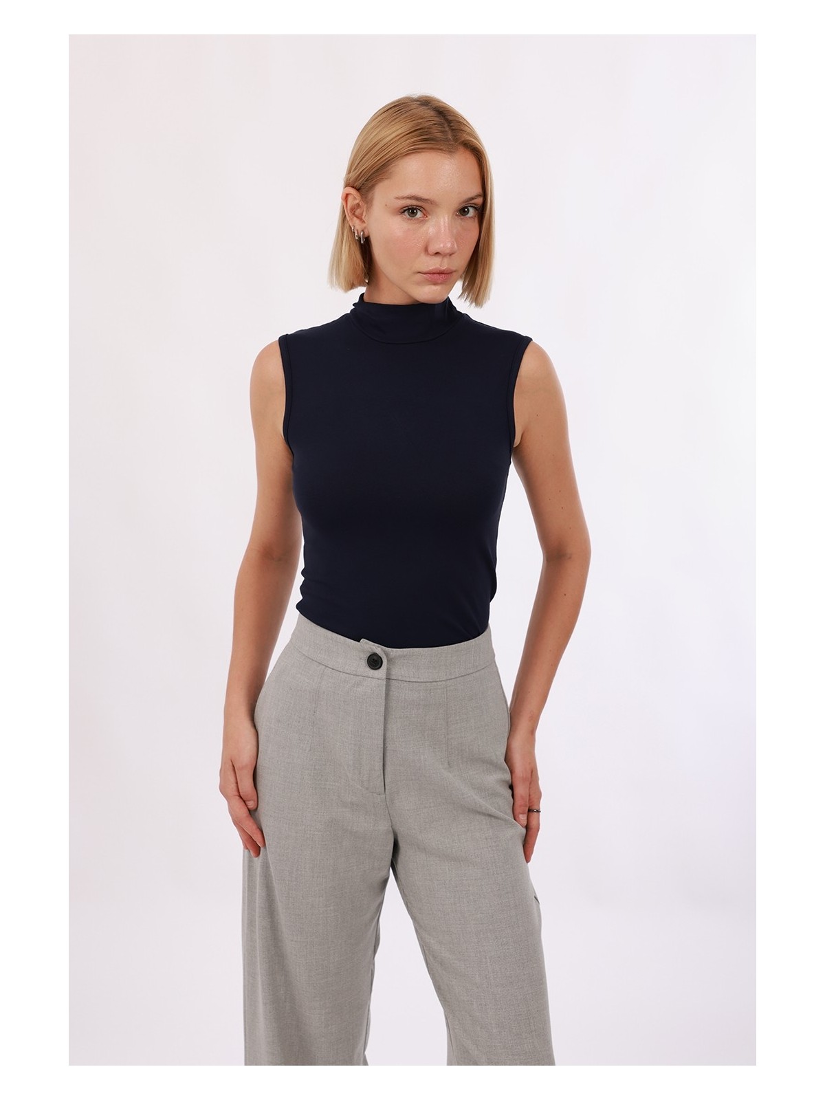 Yade Fashion Kadın Kolsuz Bluz - Görsel 10