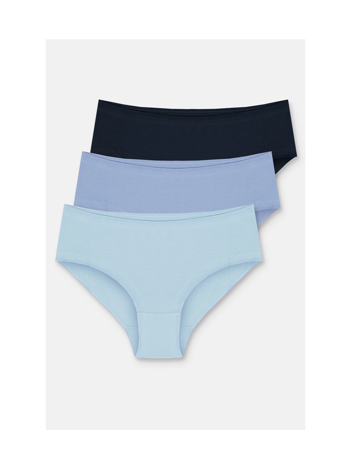 Suwen 3'lü Paket Yüksek Bel Slip Külot