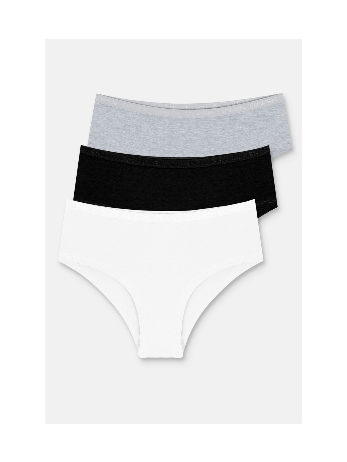 Suwen 3 Lü Pamuklu Hipster Külot