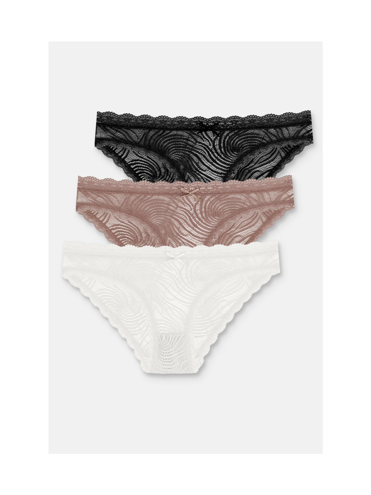 Suwen 3 Lü Dantelli Slip Külot