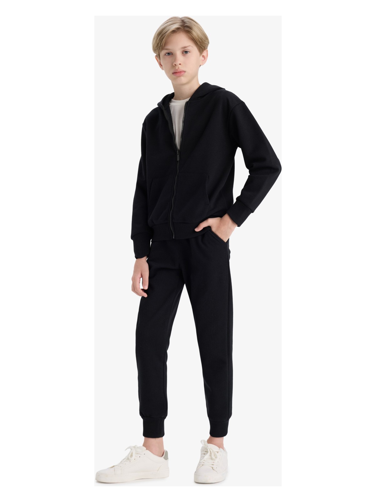 DeFacto Beli Lastikli Okul Jogger Eşofman Altı Erkek Çocuk K8846A625AU