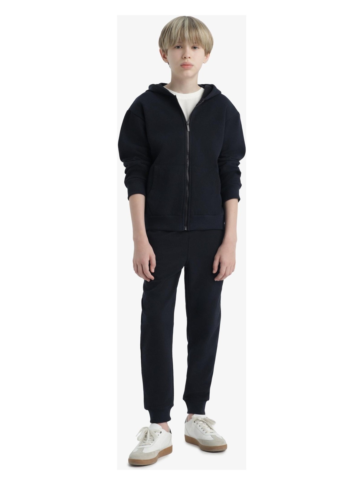 DeFacto Beli Lastikli Okul Jogger Eşofman Altı Erkek Çocuk K8846A625AU - Görsel 5