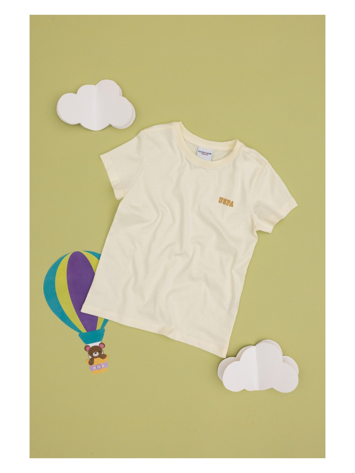 U.S. Polo Assn. Erkek Çocuk İnci Bisiklet Yaka Tişört 50313932-VR256