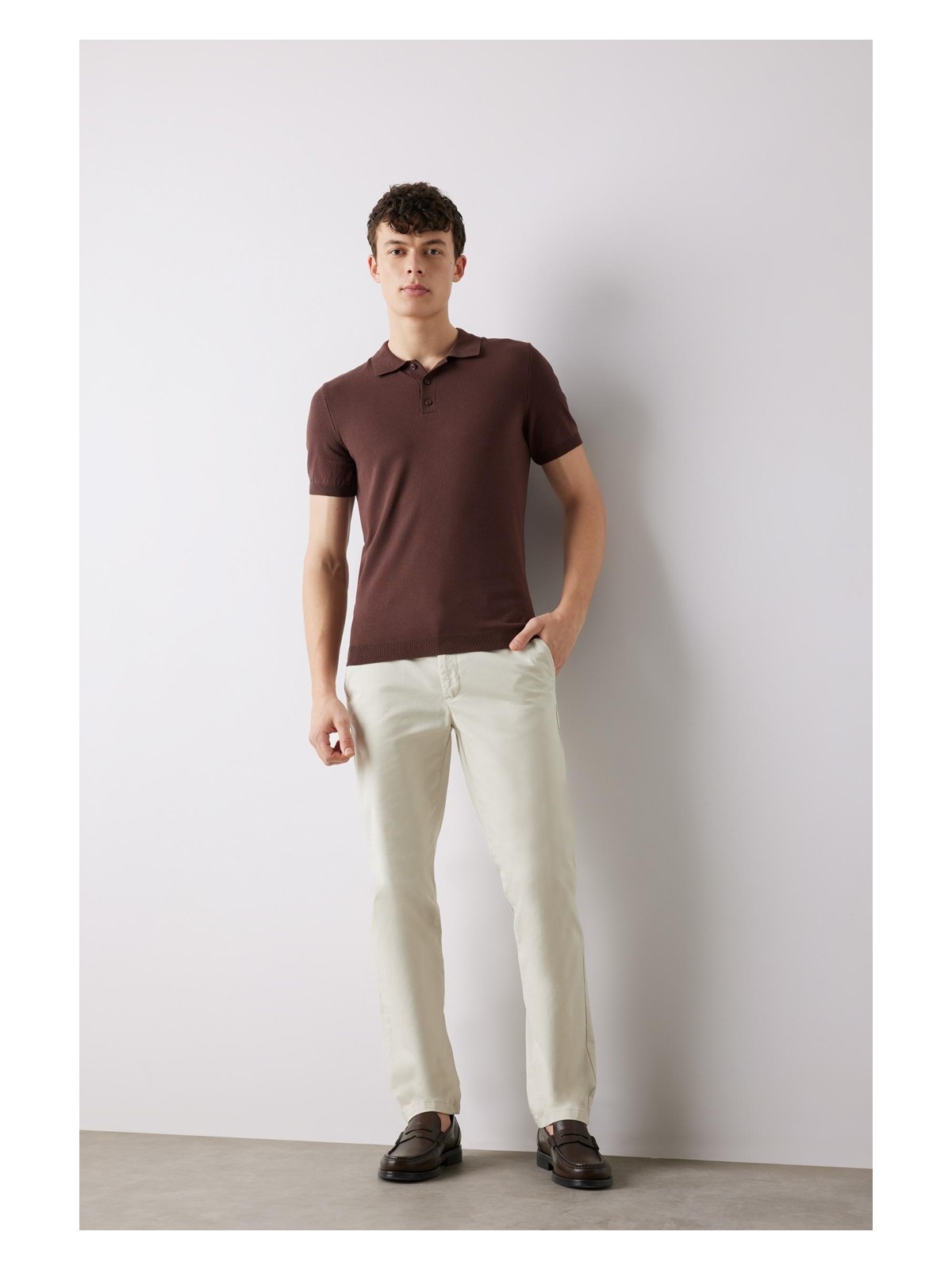 DeFacto Regular Fit Normal Kesim Yazlık Düz Paça Chino Kanvas Pantolon D7349AX25SP - Görsel 9