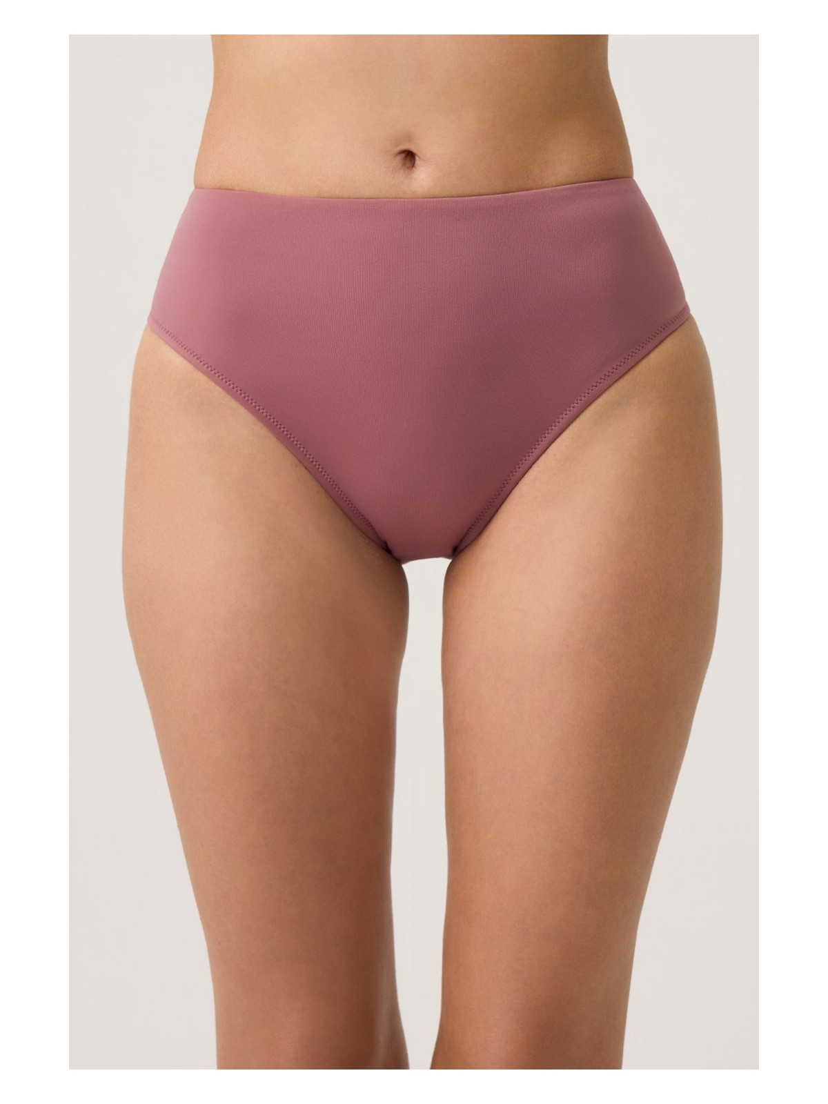 Los Ojos Siyah Yüksek Bel Bikini Altı Sporty Bottom - Görsel 5