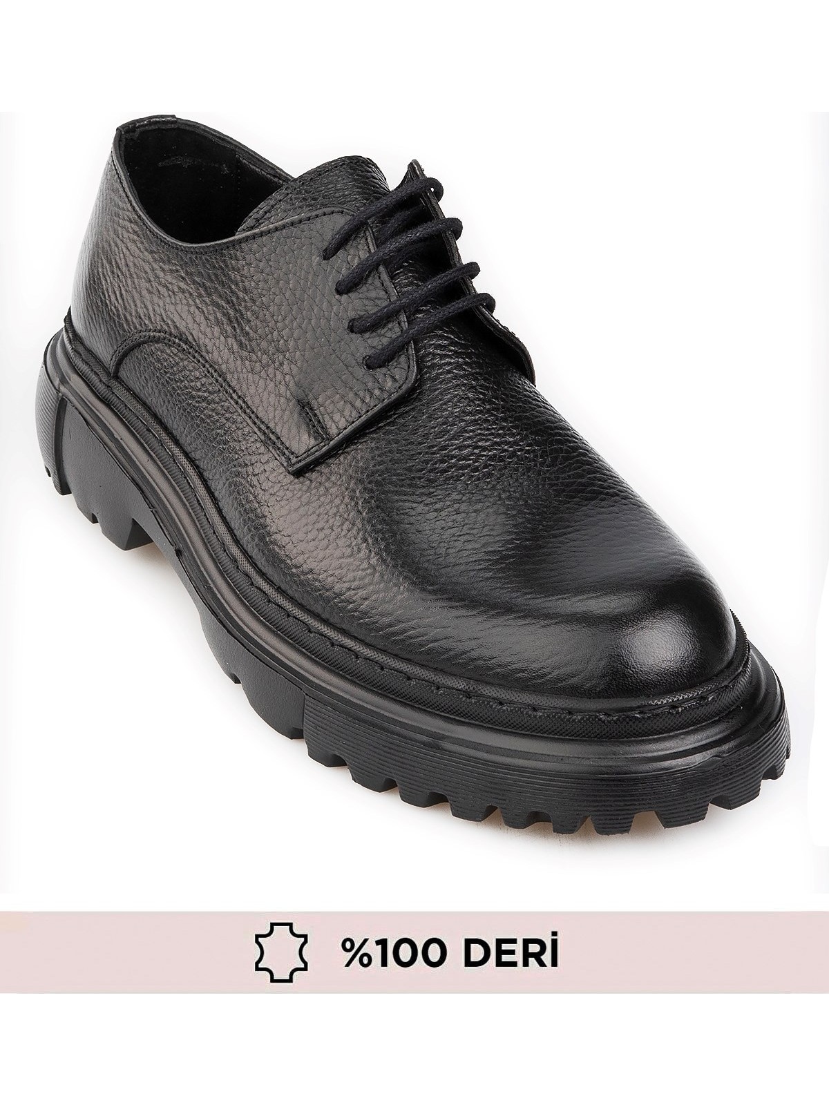 Maximoda Hakiki Deri, Tam Anatomik ve Ortopedik, Dikişli, Kalın Tabanlı Ayakkabı