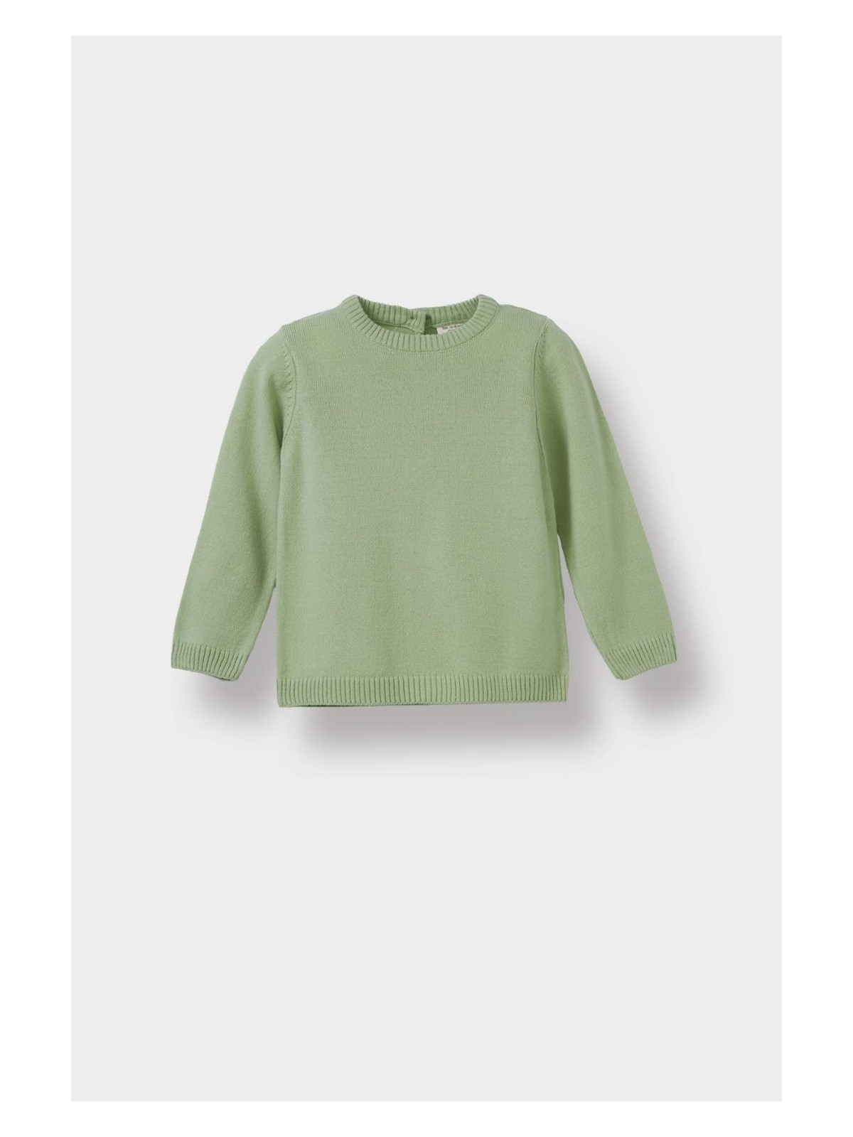 DeFacto Bisiklet Yaka Triko Kazak Kız Bebek X8187A225AU - Görsel 5