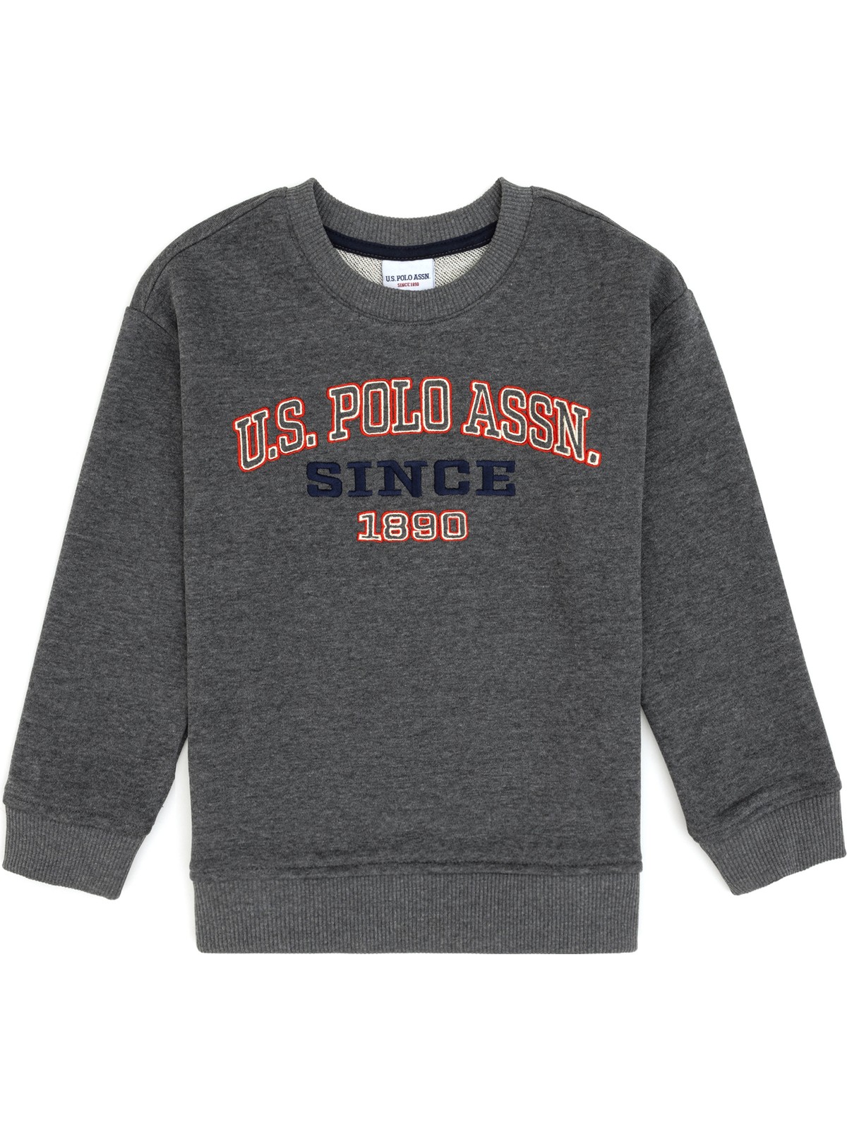 U.S. Polo Assn. Erkek Çocuk Siyah Bisiklet Yaka Sweatshirt 50313843-VR046 - Görsel 3