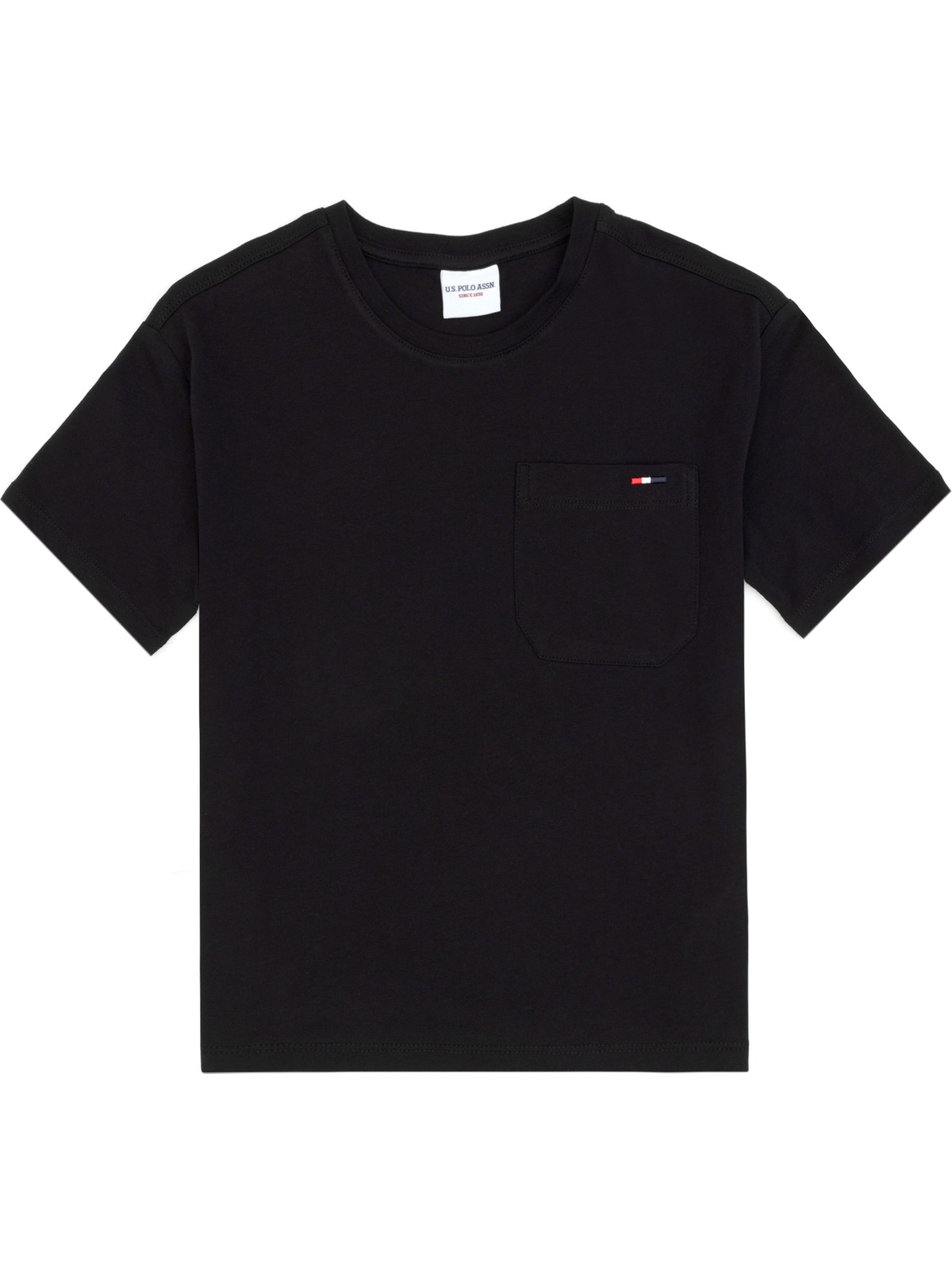 U.S. Polo Assn. Erkek Çocuk Turuncu Bisiklet Yaka Tişört 50314946-VR244 - Görsel 6