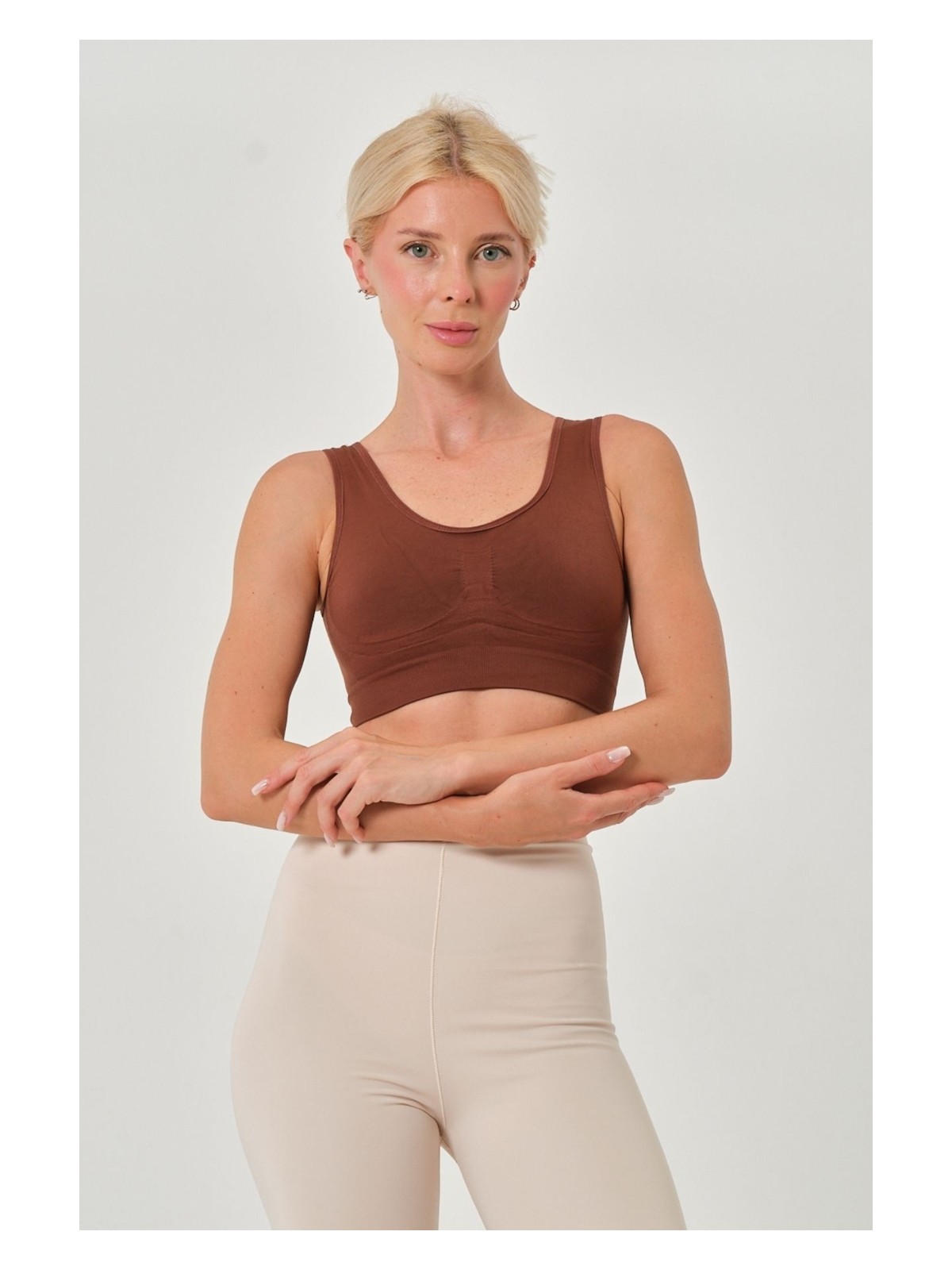 Mistirik Rosella Toparlayıcı Destekli Seamless Korse Pedsiz Sütyen Kancasız ve Kopçasız Esnek Kumaş - Görsel 9