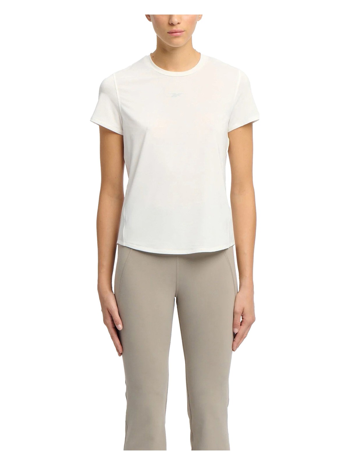 Reebok RBK-CHILL ATHLETIC TEE Ekru Kadın Kısa Kol T-Shirt