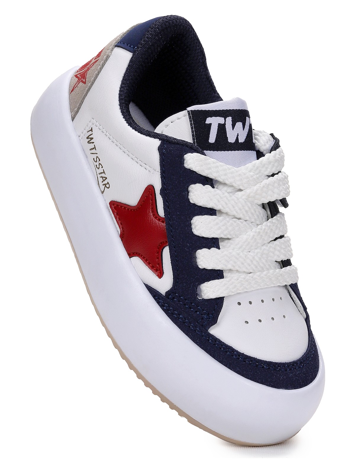 Kiko Kids Rida Günlük Cırtlı Bağcıklı Erkek Çocuk Spor Ayakkabı - Görsel 4