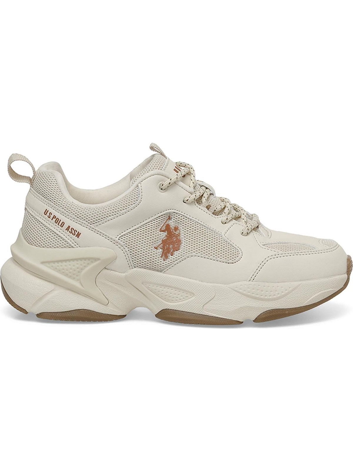 U.S. Polo Assn. A10151351012010 4m Maybe Wmn 4fx Bej Kadın Sneaker Ayakkabı