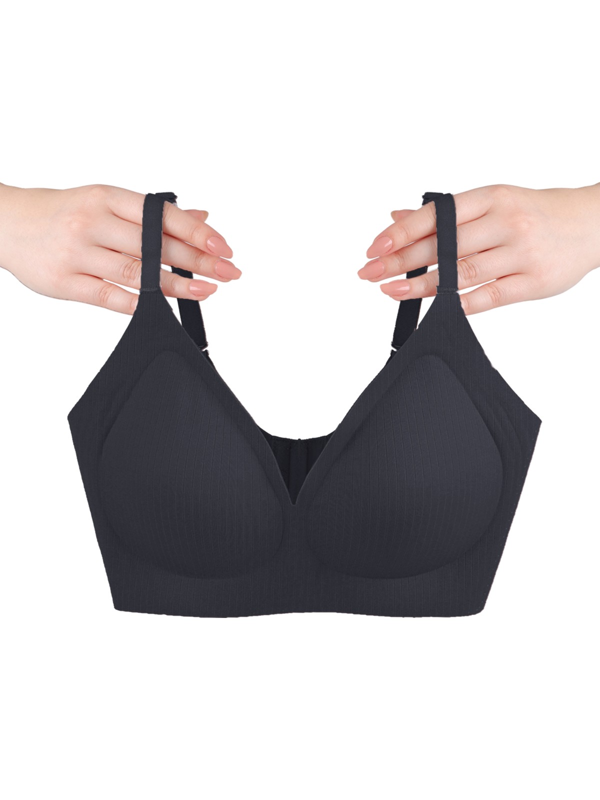 Koza İç Giyim Balensiz Görünmez Fitilli Kaşkorse Çıkarılabilir Pedli Dikişsiz Sütyen - Görsel 3