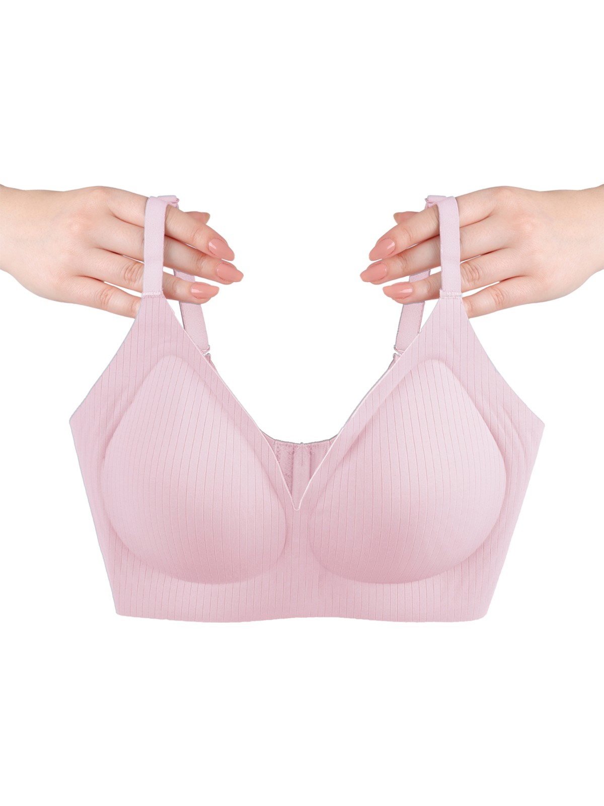 Koza İç Giyim Balensiz Görünmez Fitilli Kaşkorse Çıkarılabilir Pedli Dikişsiz Sütyen - Görsel 8