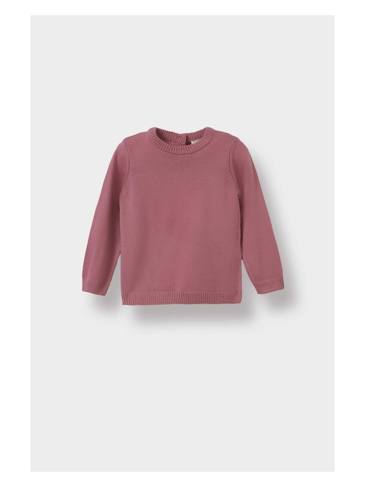 DeFacto Bisiklet Yaka Triko Kazak Kız Bebek X8187A225AU - Görsel 3