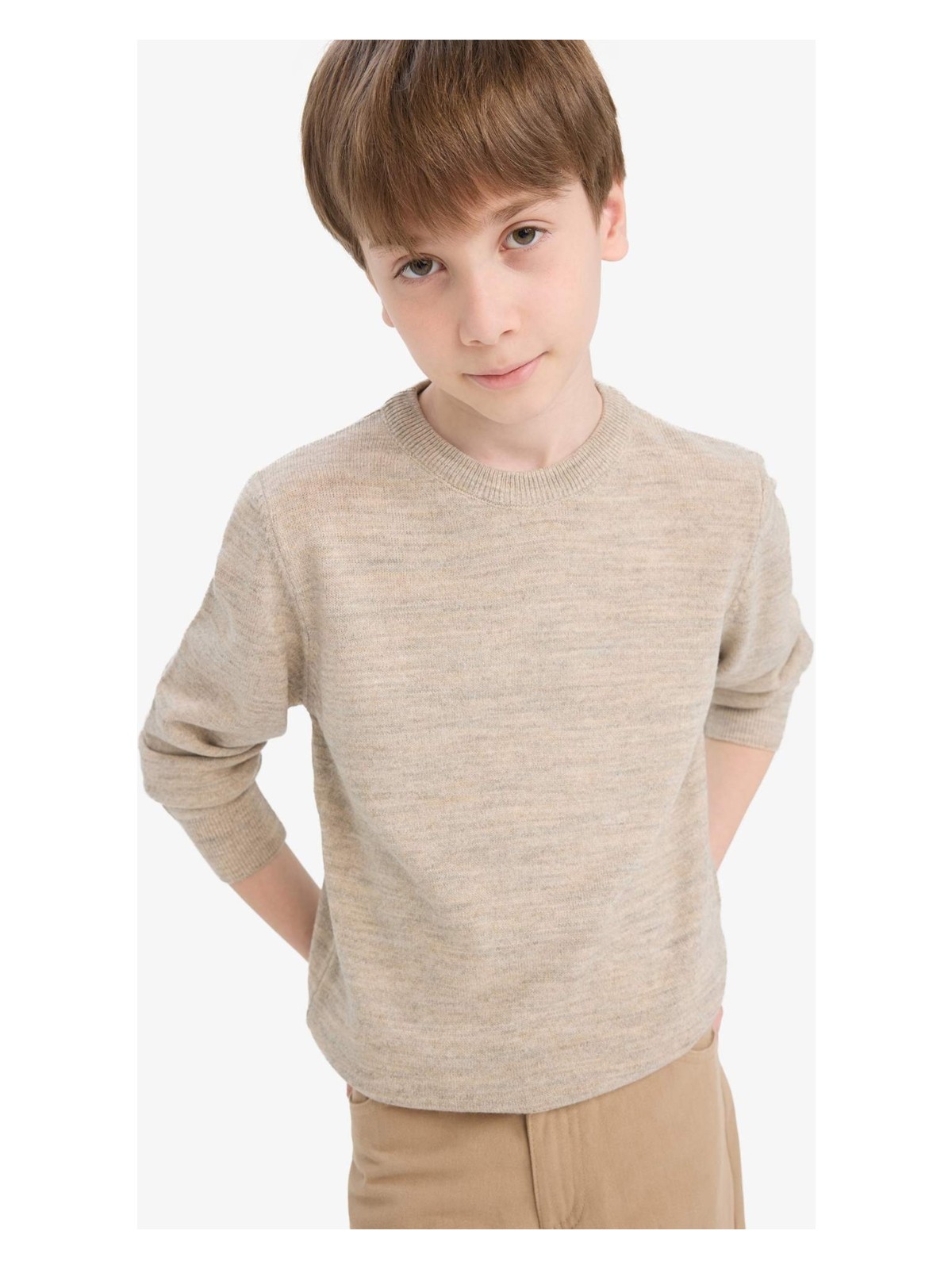 DeFacto Bisiklet Yaka Triko Kazak Erkek Çocuk A4992A825WN - Görsel 3