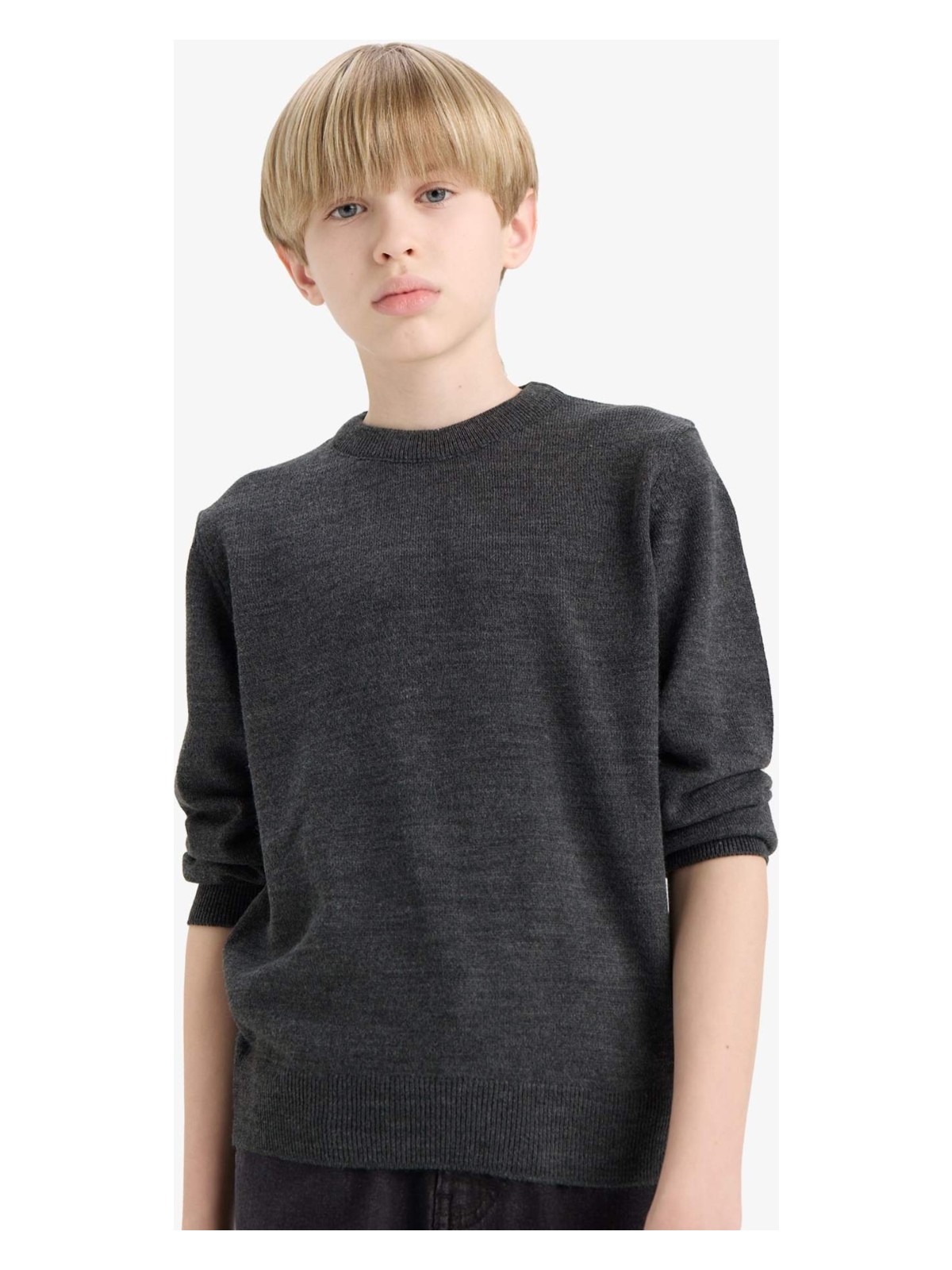 DeFacto Bisiklet Yaka Triko Kazak Erkek Çocuk A4992A825WN - Görsel 8