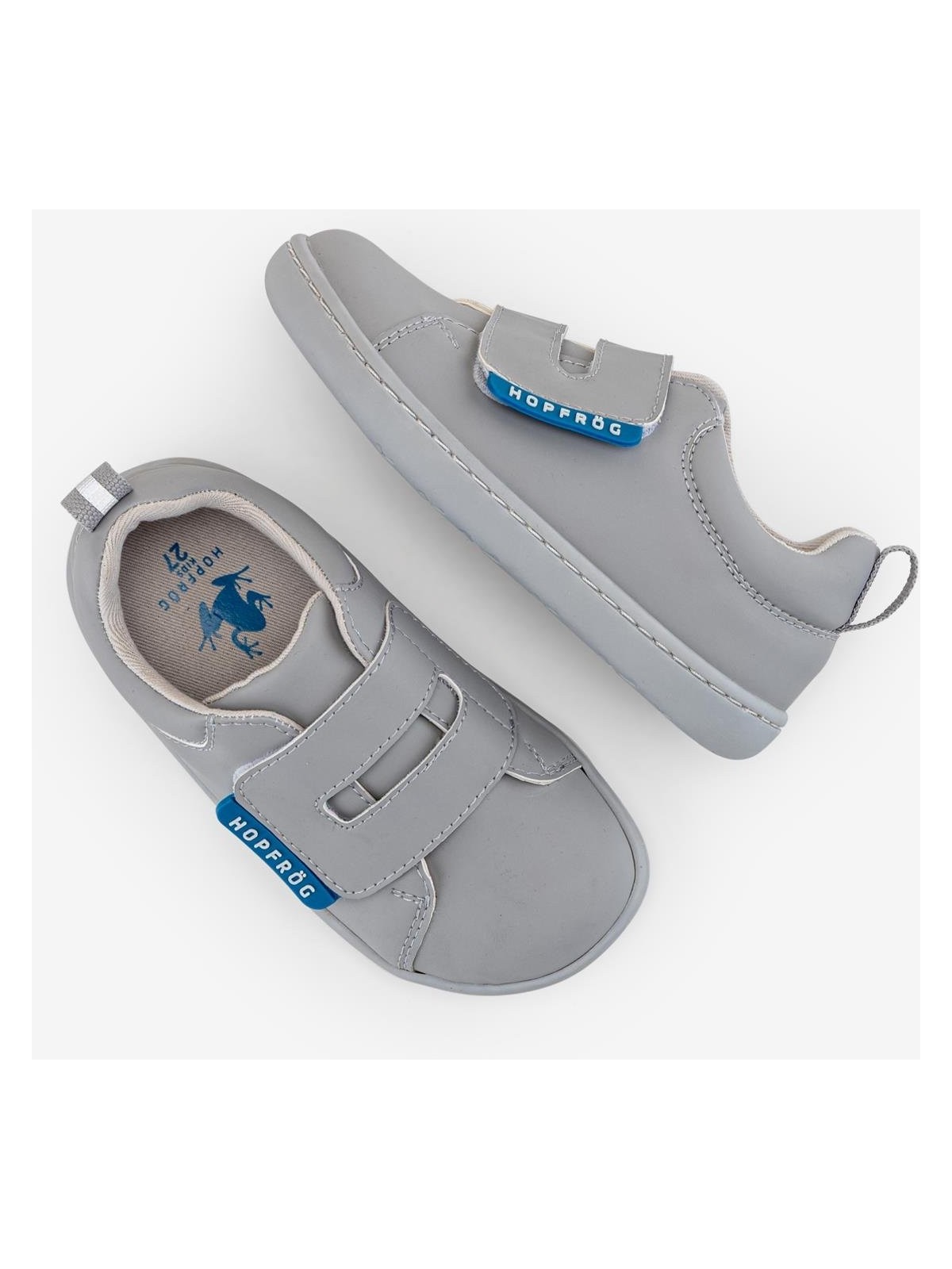 Hopfrög Smart Walker Casual Süper Mat Havalı Gri Barefoot Çocuk Ayakkabı