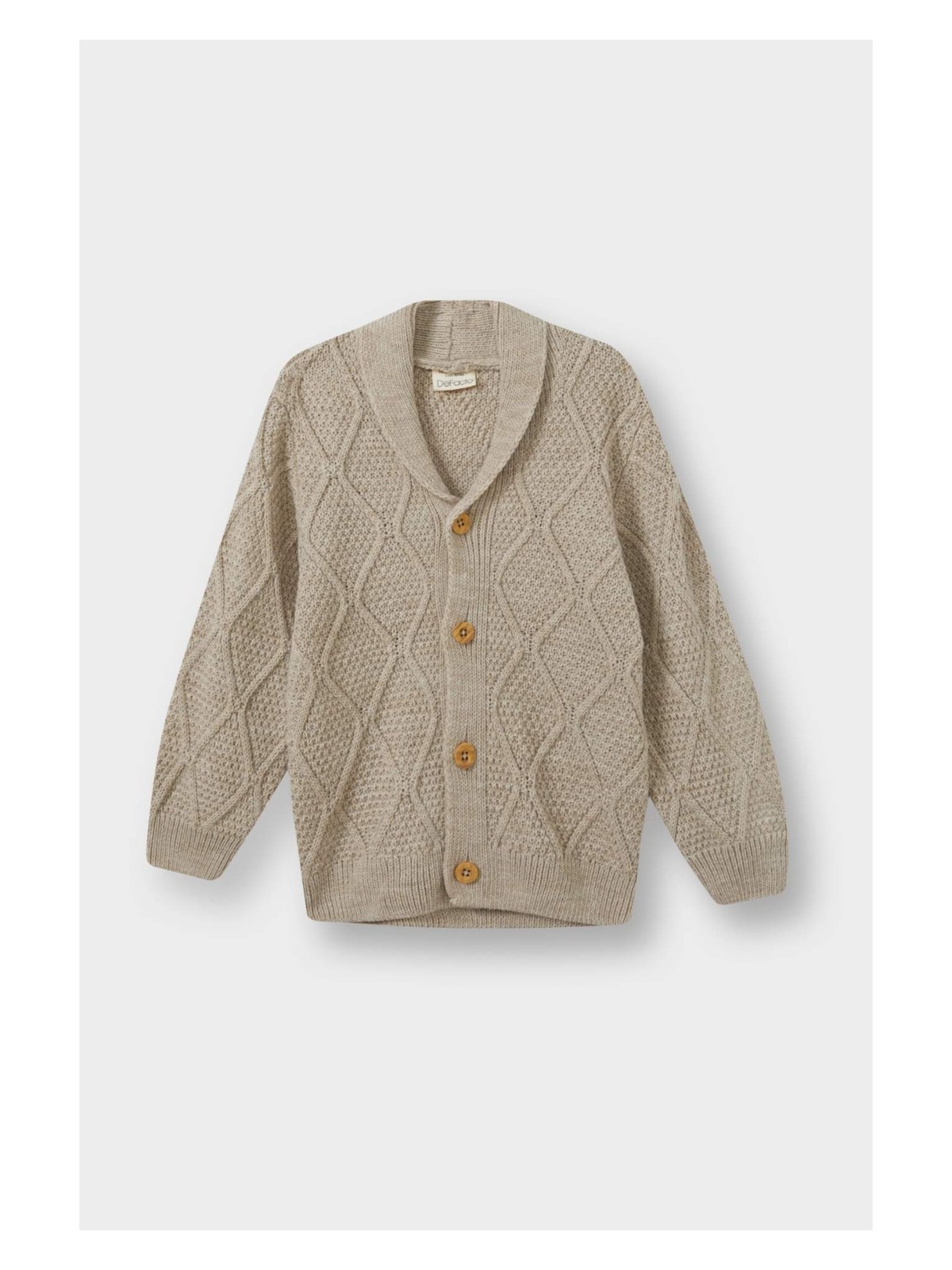 DeFacto Düğmeli Triko Hırka Erkek Bebek F2332A525AU