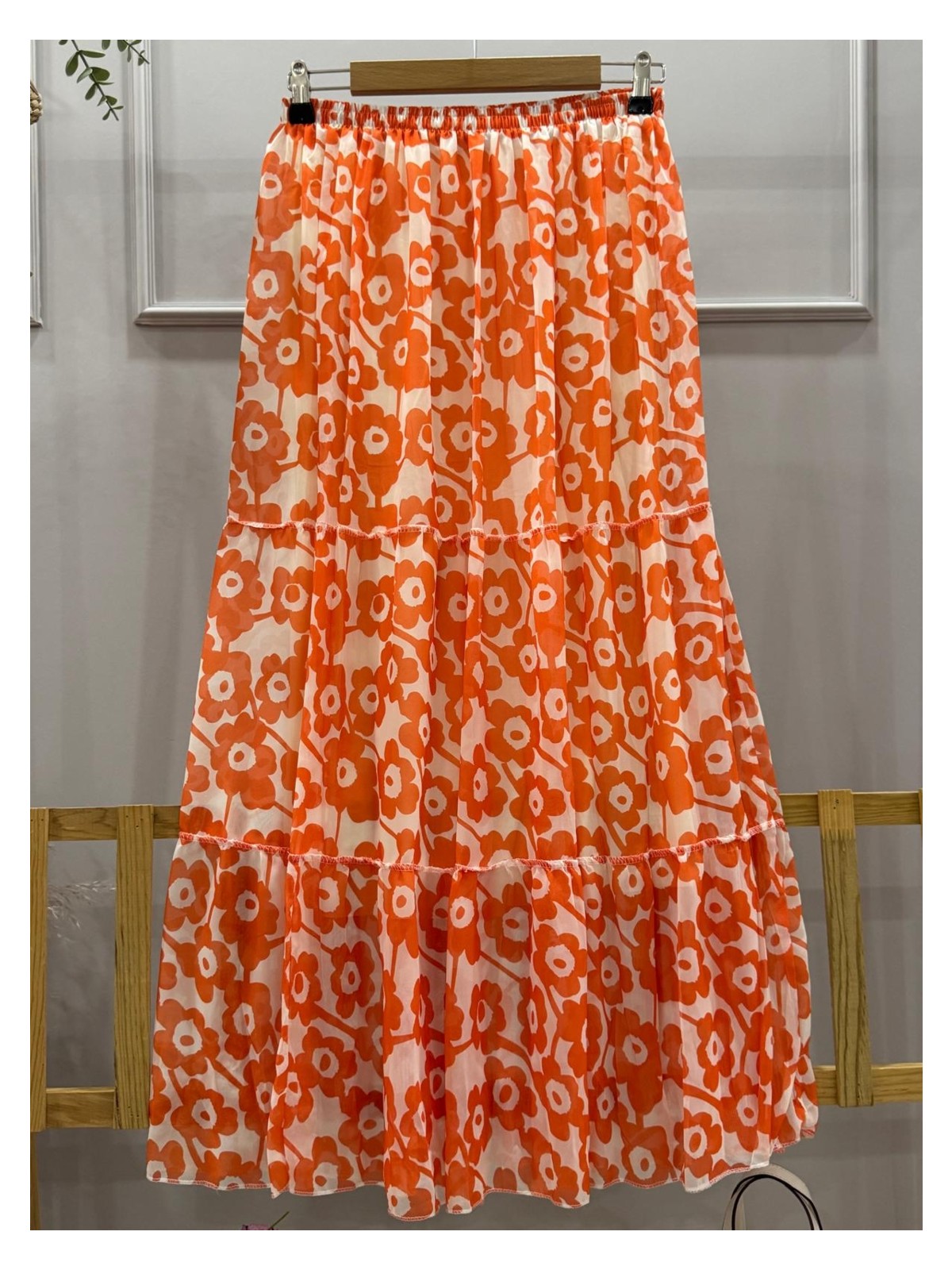 Aysima Moda Şifon Etek, Uzun Etek ,etek,tesettür Etek - Görsel 7