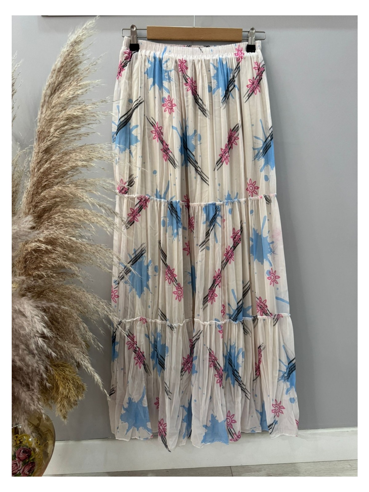 Aysima Moda Şifon Etek, Uzun Etek ,etek,tesettür Etek - Görsel 8