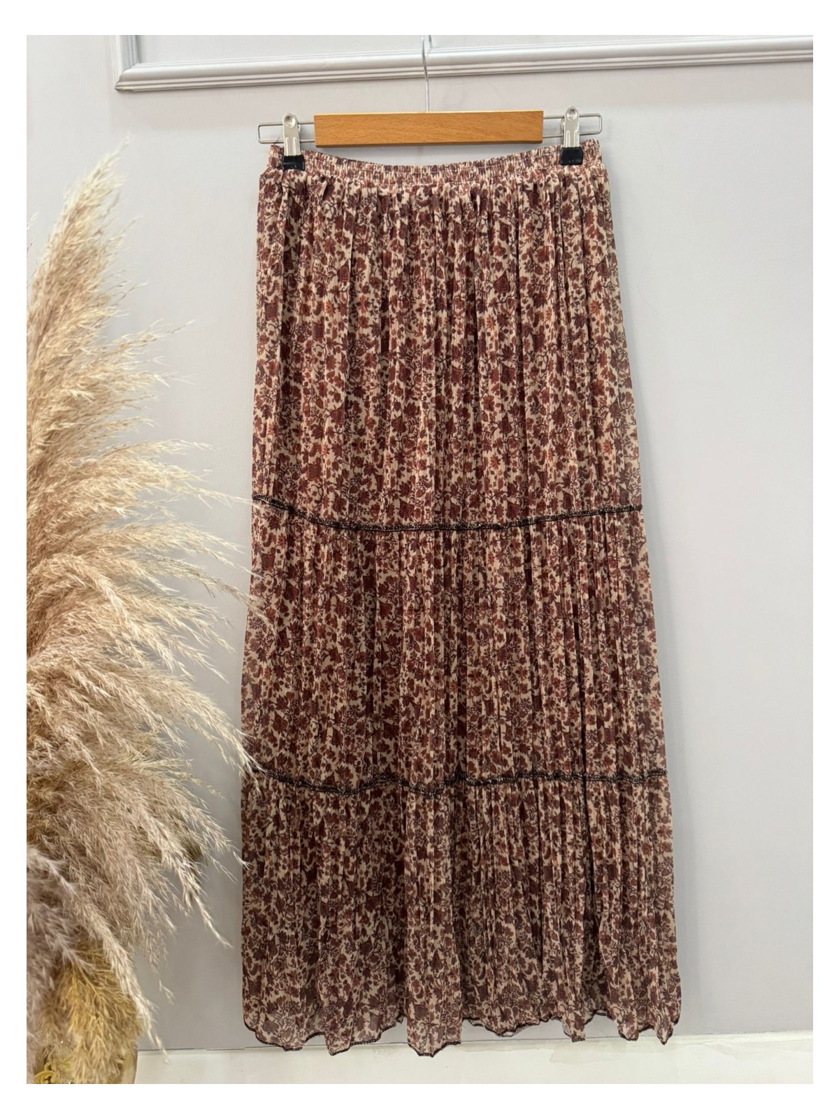 Aysima Moda Şifon Etek, Uzun Etek ,etek,tesettür Etek - Görsel 6