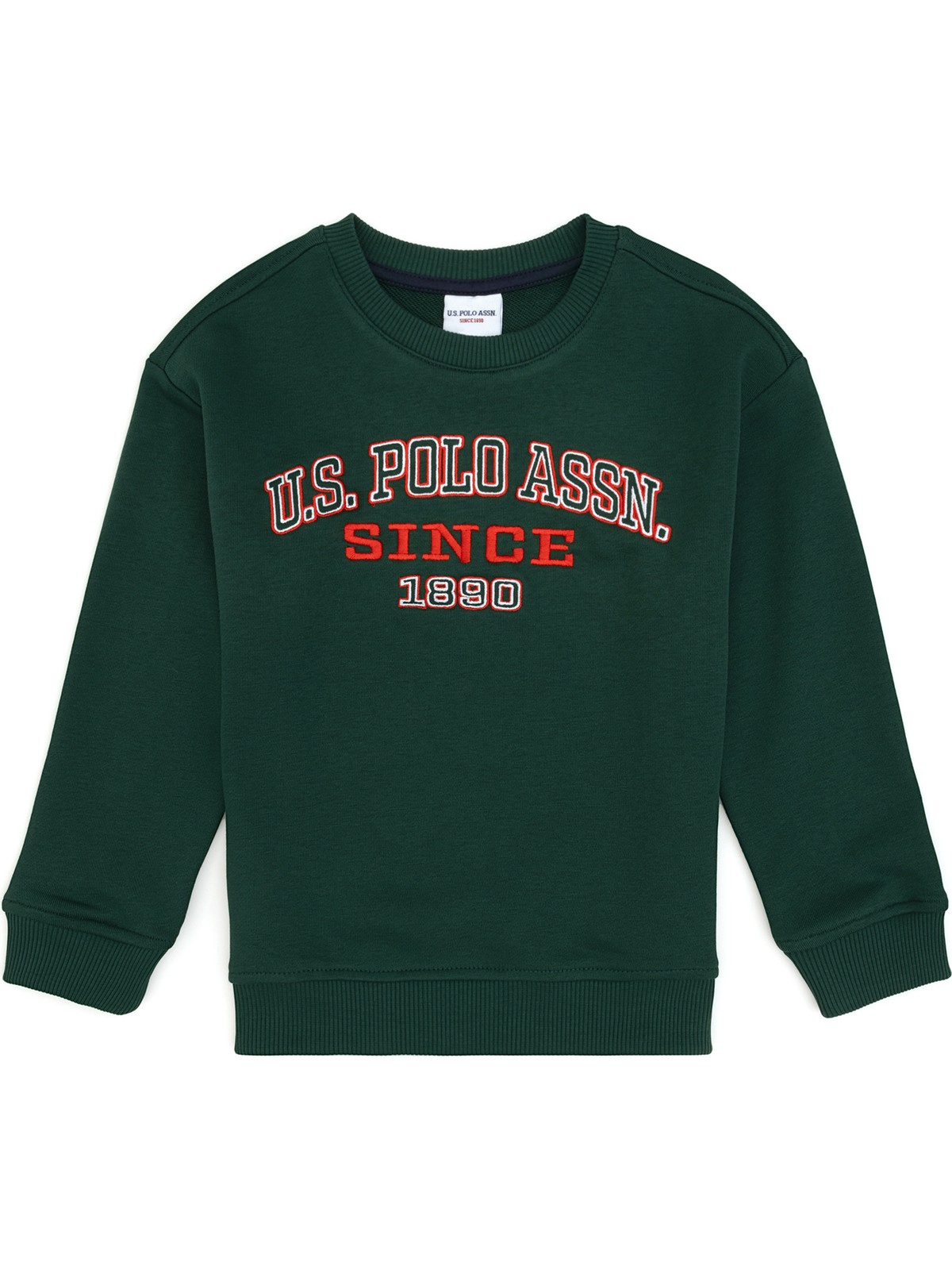 U.S. Polo Assn. Erkek Çocuk Açık Lacivert Bisiklet Yaka Sweatshirt 50313843-VR059 - Görsel 4