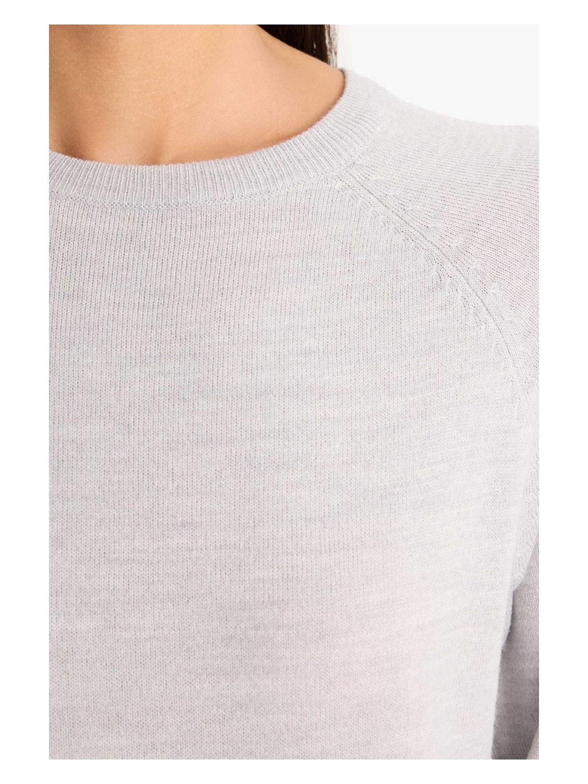 DeFacto Relax Fit Basic Triko Kazak I6913AZ25WN - Görsel 5