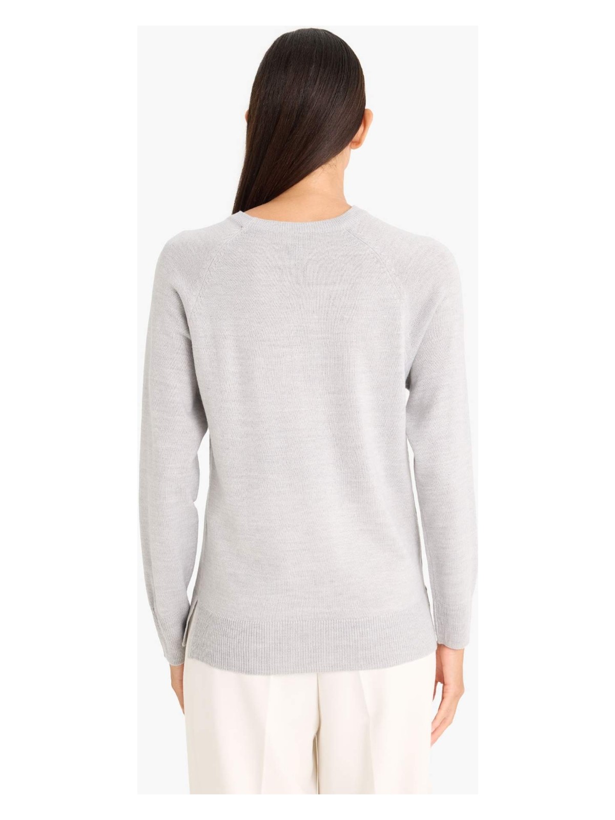 DeFacto Relax Fit Basic Triko Kazak I6913AZ25WN - Görsel 6