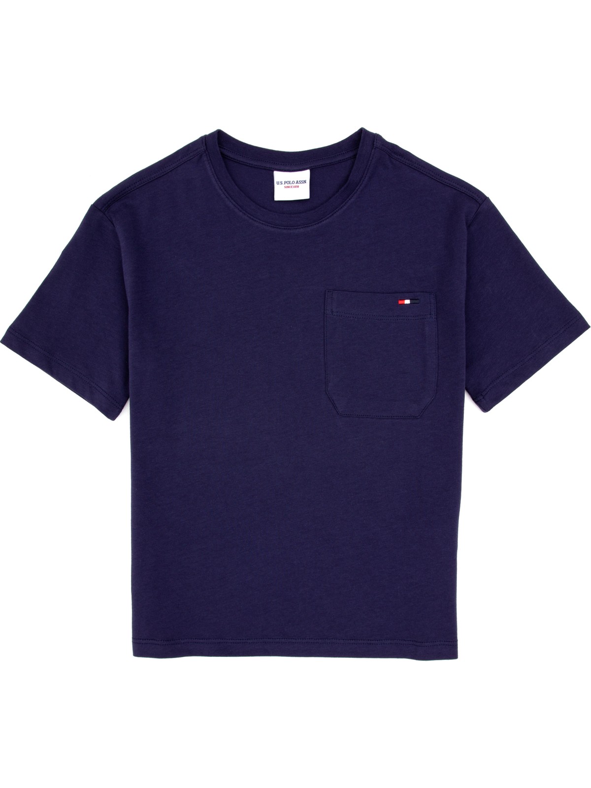 U.S. Polo Assn. Erkek Çocuk Bordo Bisiklet Yaka Tişört 50314946-VR177 - Görsel 7