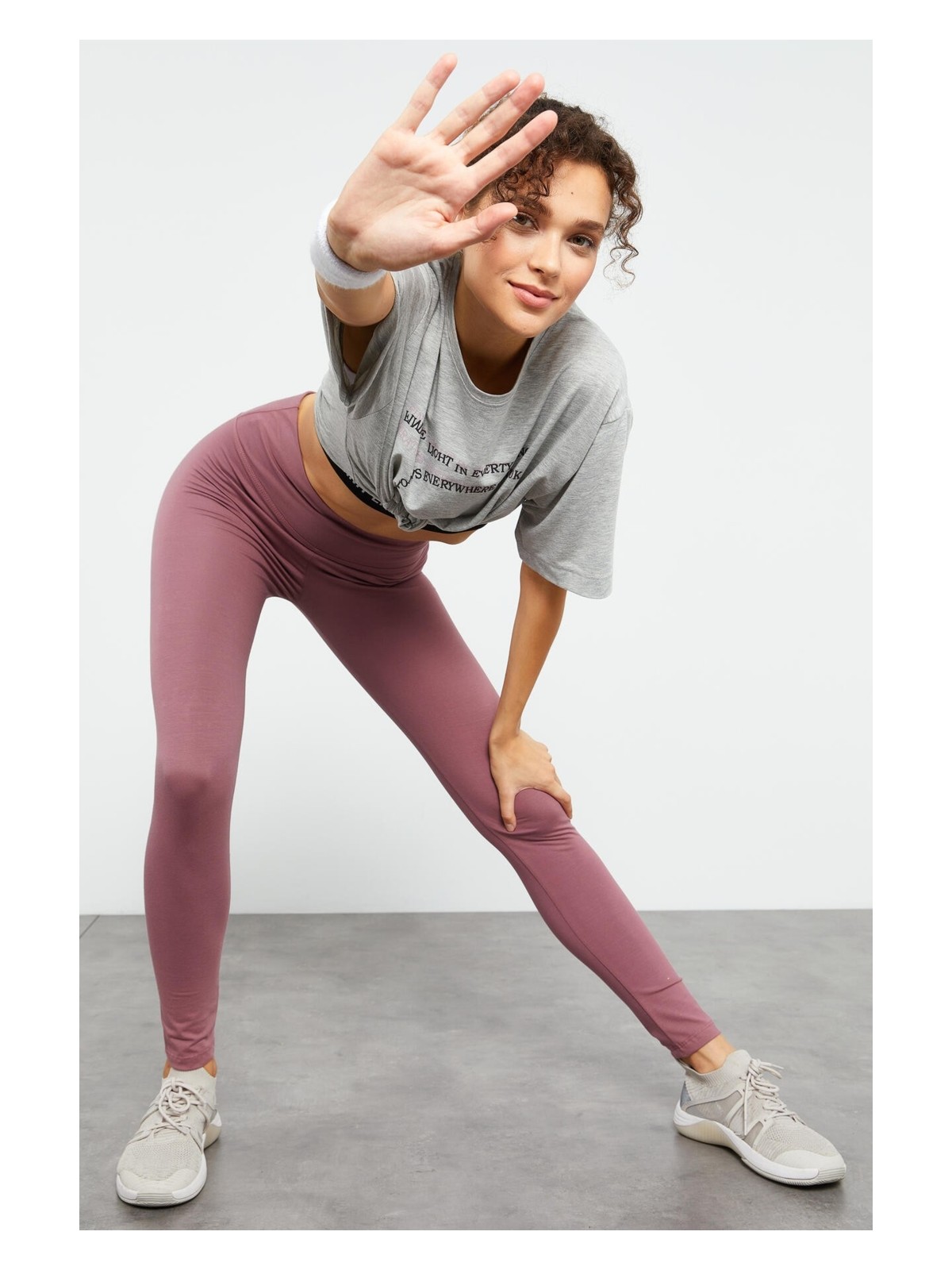 Tommy Life Siyah Yüksek Bel Toparlayıcı Slim Fit Dar Paça Kadın Tayt - 94011 - Görsel 4