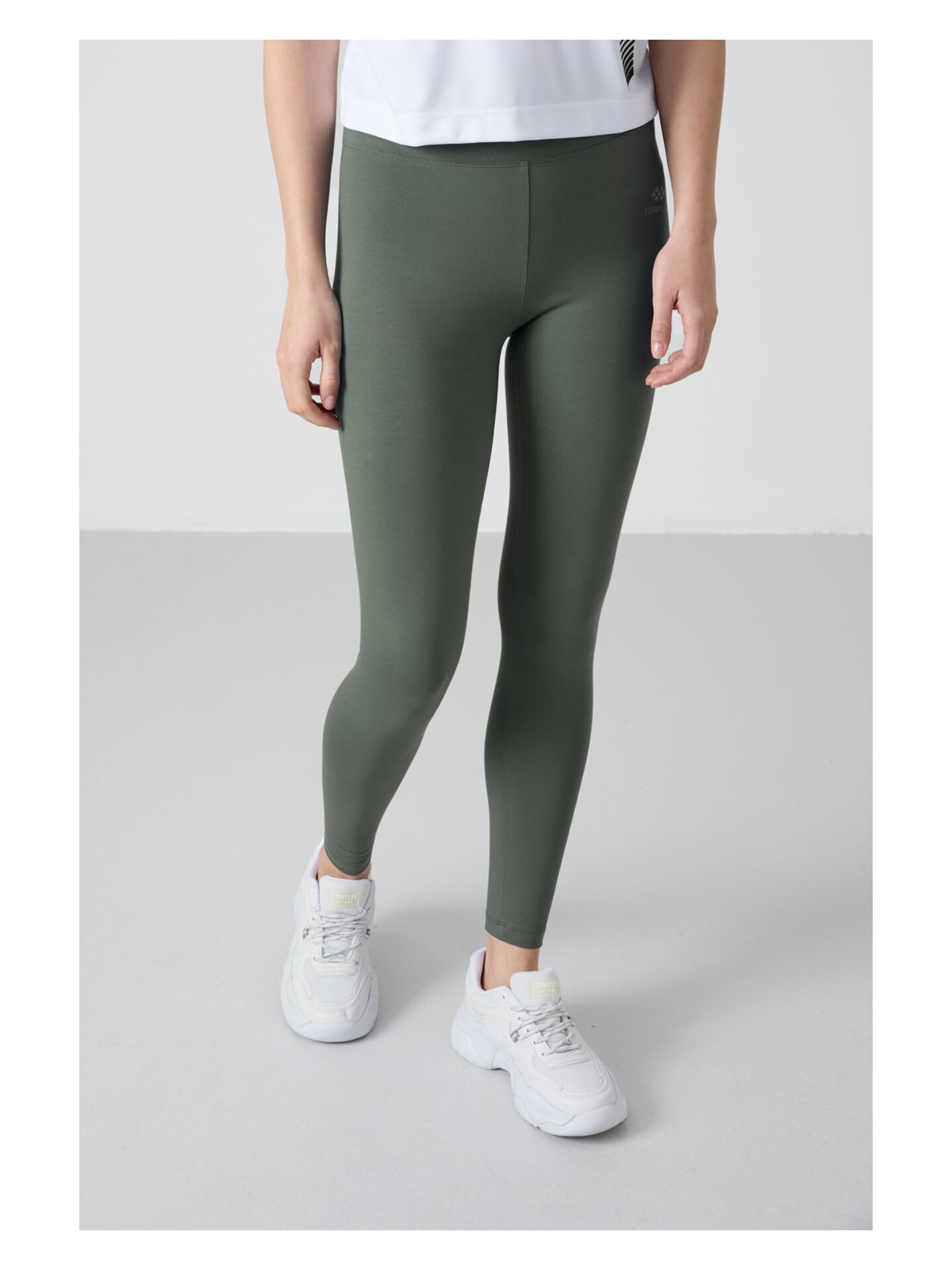 Tommy Life Siyah Yüksek Bel Toparlayıcı Slim Fit Dar Paça Kadın Tayt - 94011 - Görsel 7