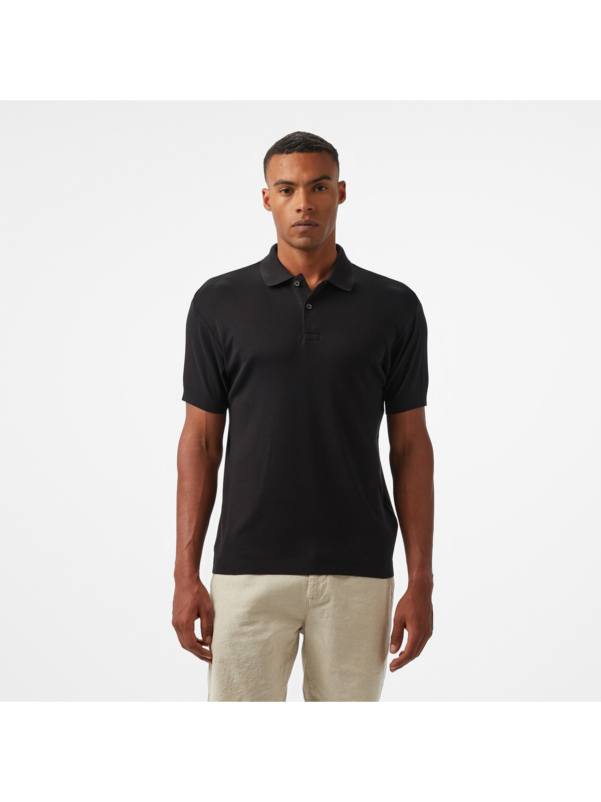 Nautica Erkek Ekru Classic Fit Polo K55329T.1MA - Görsel 5
