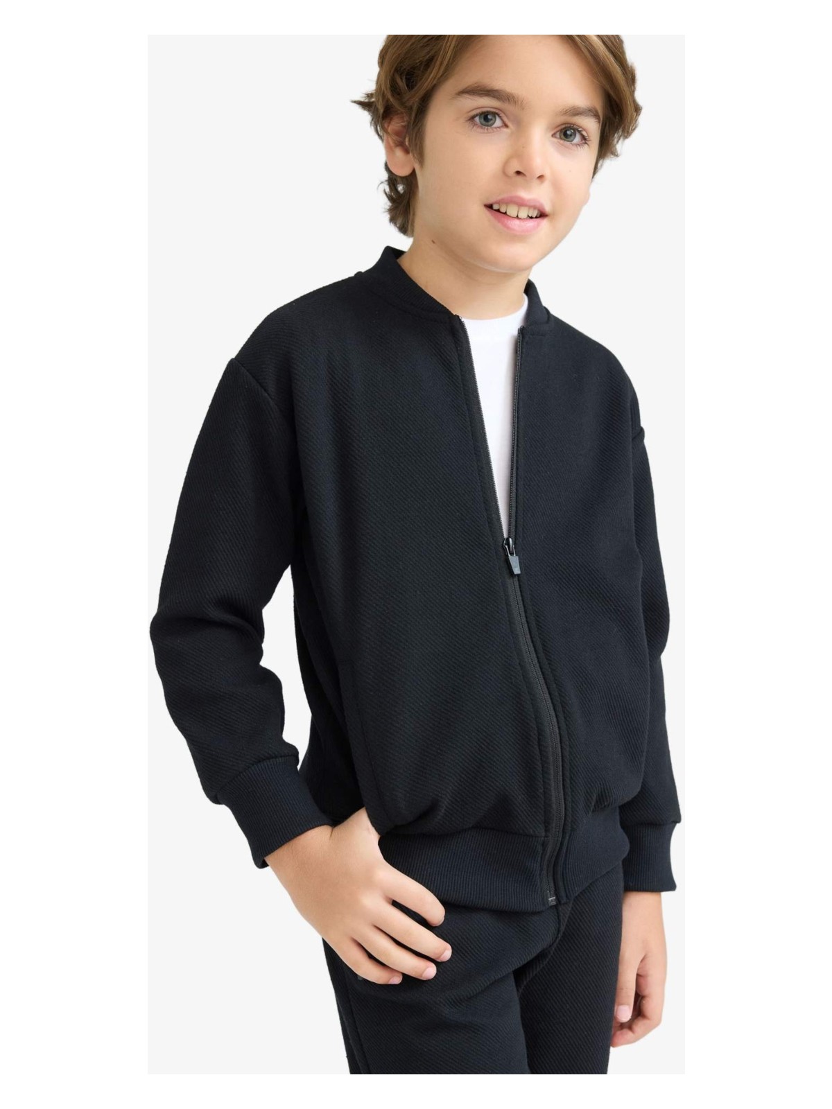 DeFacto Kolej Yaka Bomber Okul Hırkası Erkek Çocuk D2803A825AU