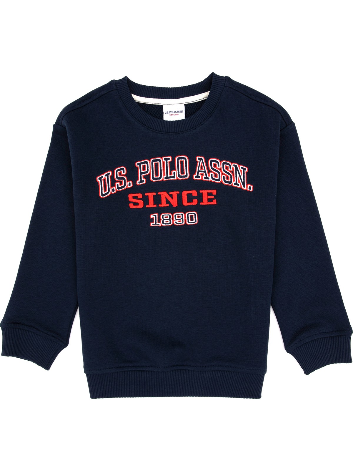 U.S. Polo Assn. Erkek Çocuk Açık Lacivert Bisiklet Yaka Sweatshirt 50313843-VR059