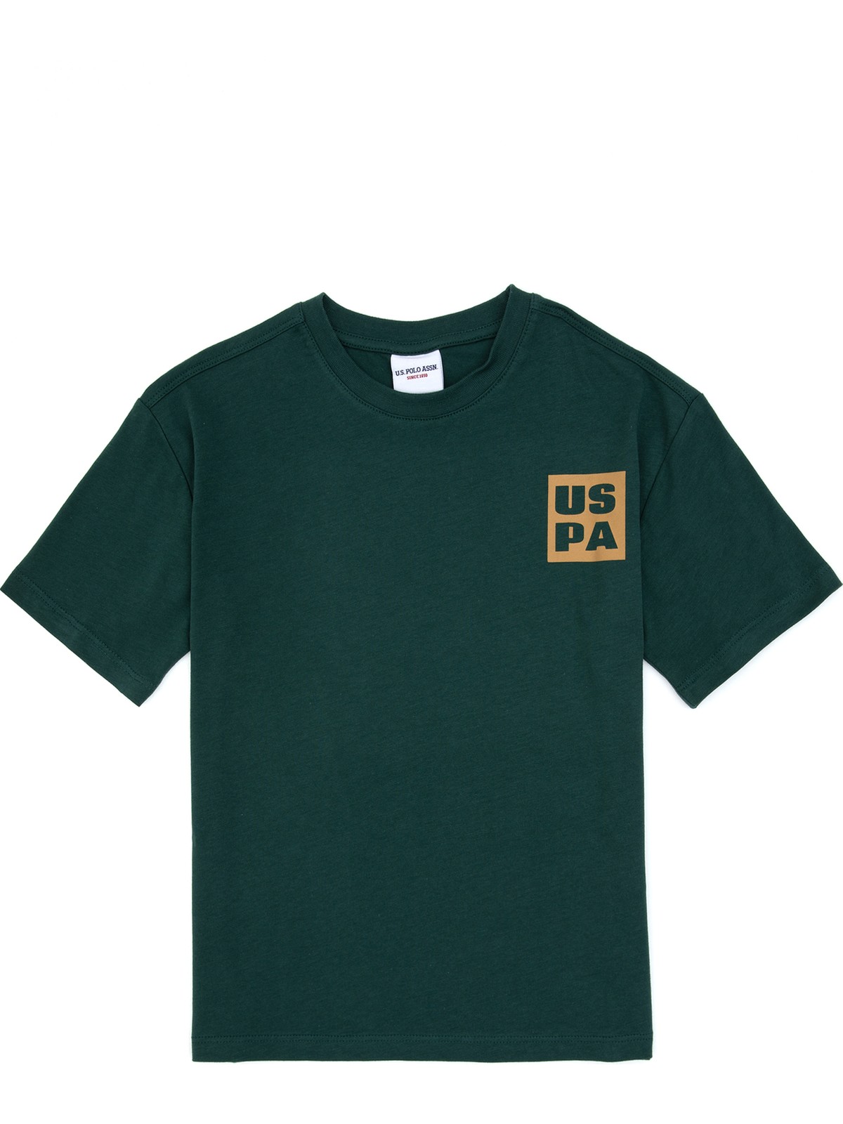 U.S. Polo Assn. Erkek Çocuk Gül Kurusu Bisiklet Yaka Tişört 50314961-VR026 - Görsel 5